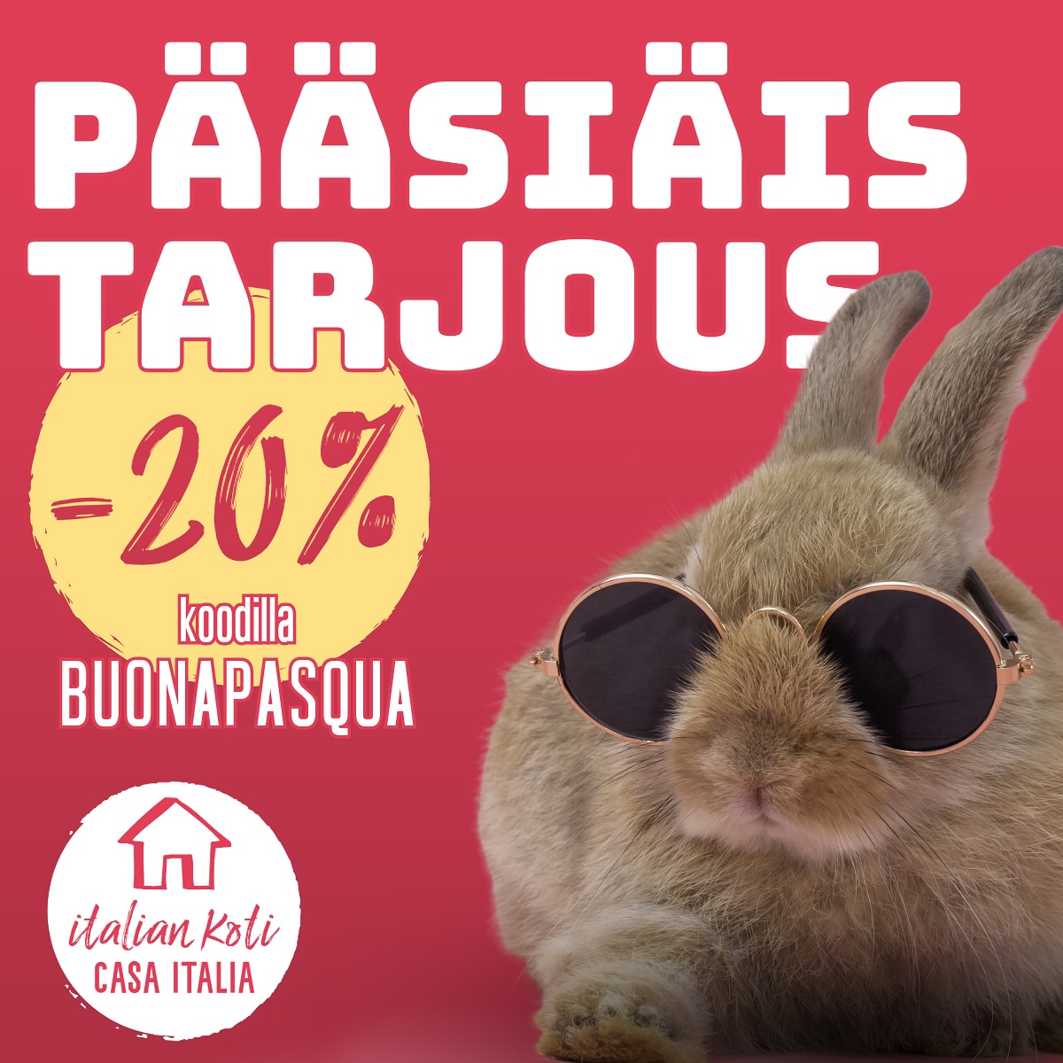 Italian kurssini loppui? Ei hätä! Pääset aina harjoittelemaan meillä!
Käytä koodia BUONAPASQUA ja saat 20% alennusta!
👉🏻 www.italiankoti.fi
#italia #verkkokurssi #omallatahdilla