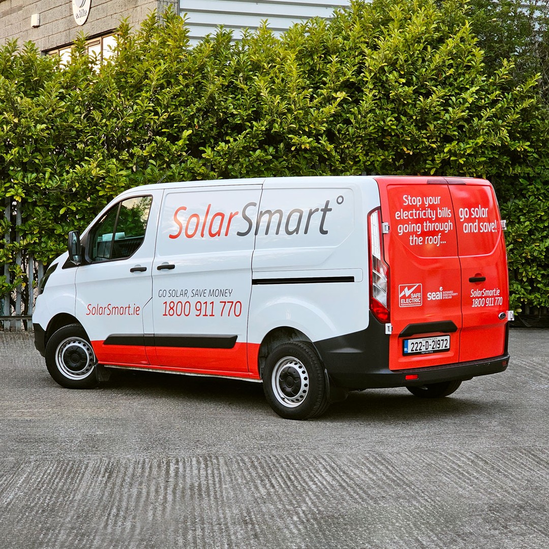 Vehicle graphics for SolarSmart
We wrapped these vans for SolarSmart to help display their brand at every installation they do.
Thanks to the SolarSmart team for the trust!
📍 Dublin, Ireland
#BrandmarkSigns #VehicleBranding #FleetGraphics #SolarSmart #VanWrap #DublinBusiness #OnTheRoad #CustomGraphics