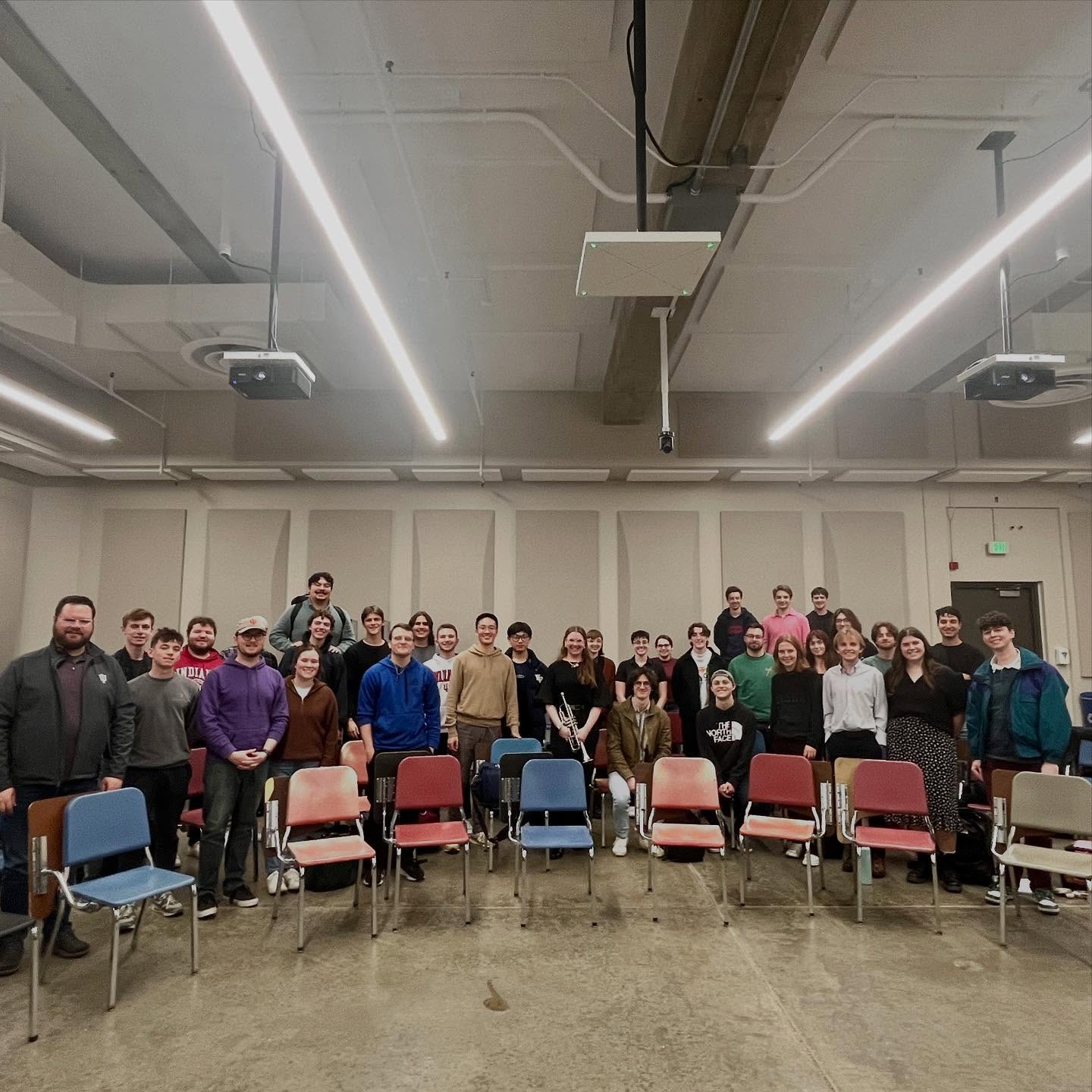 I had such a wonderful time this week hanging with the @iutrumpetstudios ! 🎺 Huge shoutout to @jasonsbergman for being such an incredible host, friend, and constant inspiration. These are some really lucky students!