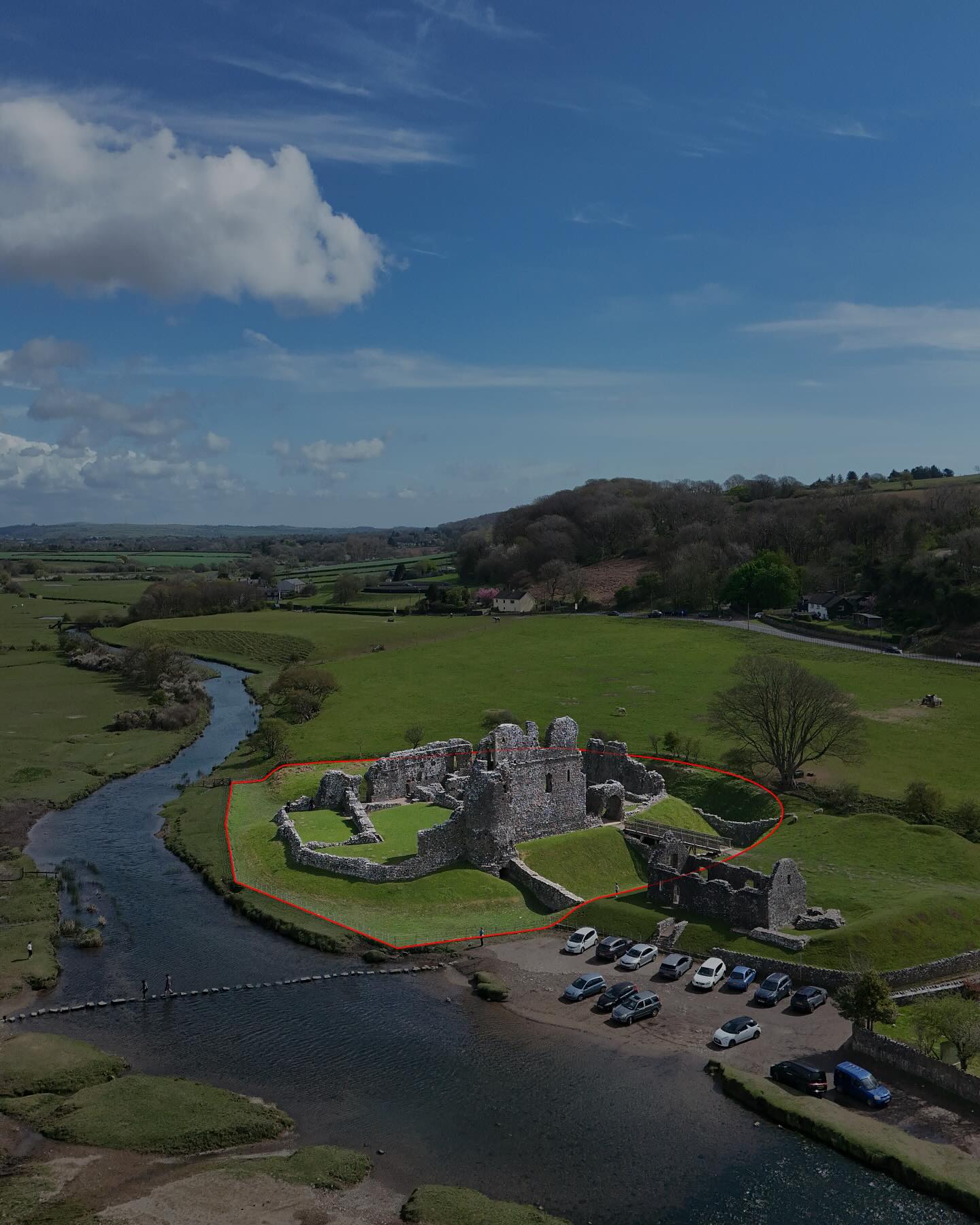 Aerial perspective of Ogmore Castle, highlighted with a custom perimeter overlay.
Showcasing how drone visuals can elevate real estate marketing - clear, contextual, and captivating.
Email for enquiries - Sam.sja@outlook.com
#DronePhotography #RealEstateMarketing #SouthWalesDrone #OgmoreCastle #AerialVisuals #DroneOperatorUK