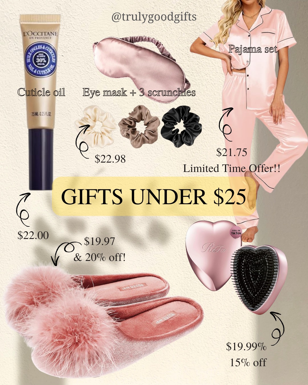 Looking for the perfect little gift without breaking the bank?
We've got you covered with the sweetest finds — all under $25! ✨
Affordable, thoughtful, and sure to make someone's day.
Tag a friend who needs gift ideas!
Link in bio.
#TrulyGoodGifts #GiftsUnder25 #GiftIdeas #AffordableGifts #LittleLuxuries #SmallGiftsBigLove #GiftGuide #BudgetFriendlyGifts #CuteAndPractical #EverydayGifting #TrulyThoughtful #FeelGoodGifts #SweetFinds #GiftGoals #GiftingMadeEasy #ThoughtfulGestures