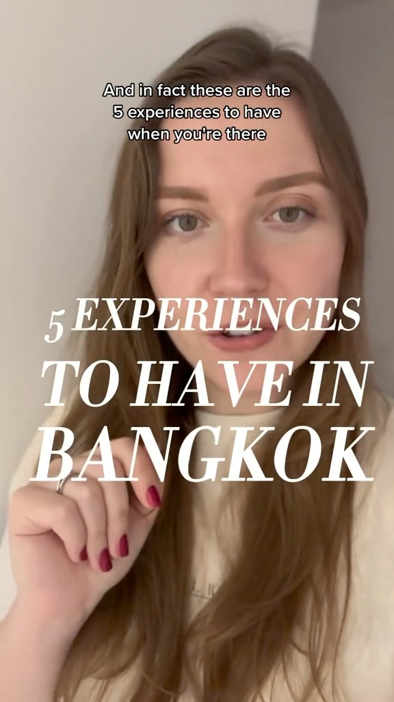 Might get a lot of disagreements here 😂 5 experiences you have to have in Bangkok! #bangkok #bangkokguide #thailandtravel #thingstodoinbangkok #hkkol