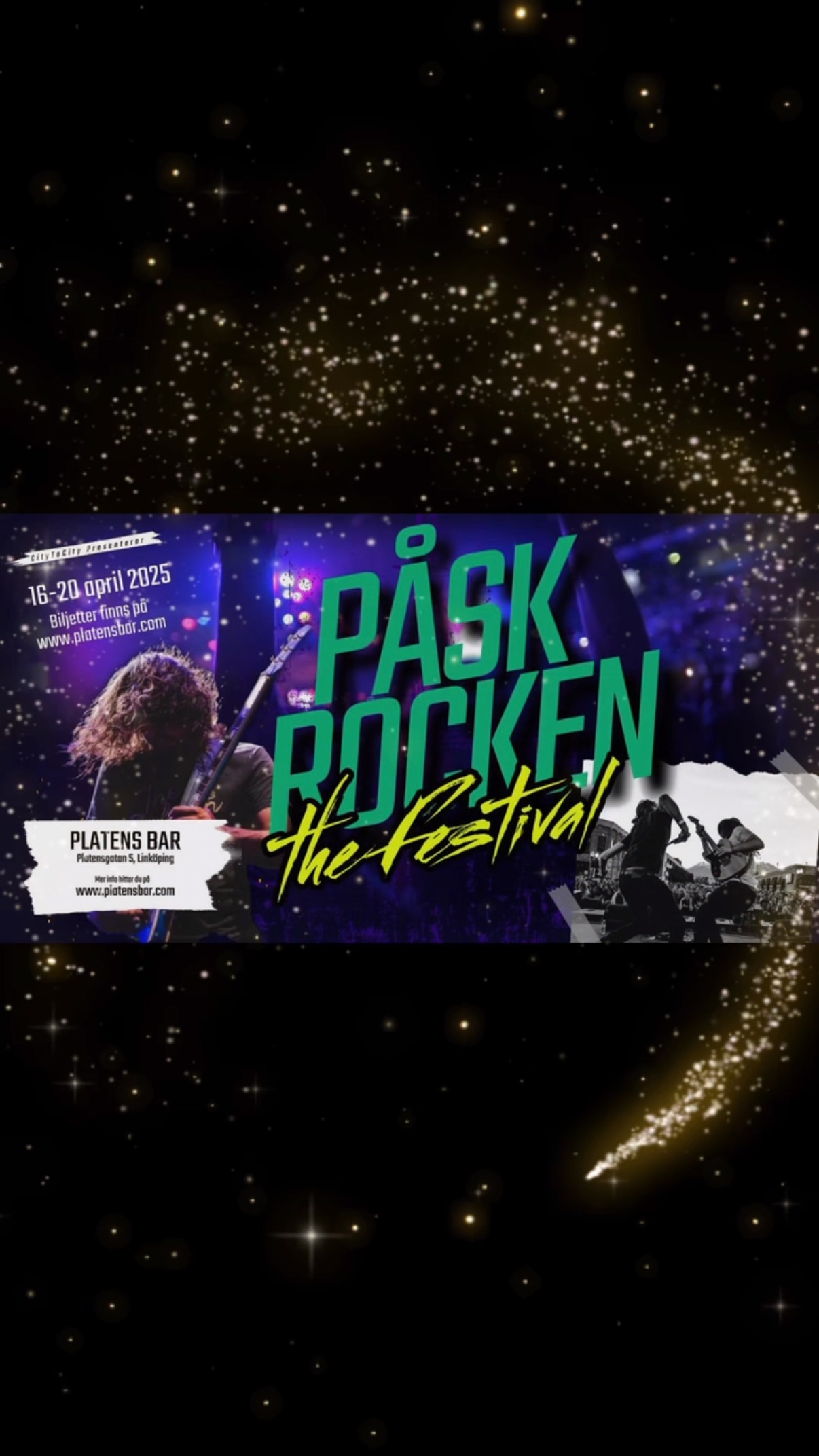 The Grand Trick live April 17 at Platens in Linköping, Sweden. Come closer to the presence as it glows.