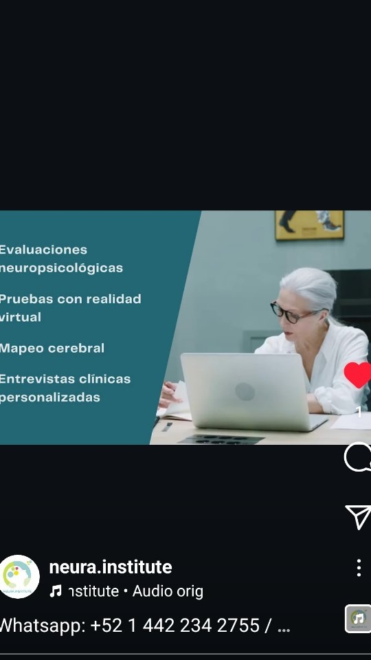 Whatsapp: +52 1 442 234 2755 / www.neurainstitute.com
En Neura Institute, entendemos que cada persona es única y que una evaluación integral neuropsicológica es clave para un diagnóstico preciso y un tratamiento efectivo.
Por eso utilizamos herramientas científicas avanzadas, como evaluaciones neuropsicológicas, pruebas con realidad virtual, mapeo cerebral y entrevistas clínicas personalizadas, que analizan funciones cognitivas, emocionales y conductuales.
Los resultados de estas evaluaciones nos permiten identificar fortalezas y áreas de oportunidad en el funcionamiento cerebral, impactando positivamente en el aprendizaje, las relaciones, el desempeño laboral y la calidad de vida.
En Neura Institute, integramos estos datos para construir un diagnóstico completo y personalizado, ofreciendo evaluaciones neuropsicológicas para niños, jóvenes, adultos y adultos mayores.
Descubre cómo entender tu mente puede ser el primer paso hacia una vida más plena. En Neura Institute, transformamos el conocimiento en bienestar.
Agenda tu evaluación hoy y da el primer paso hacia un cambio positivo.