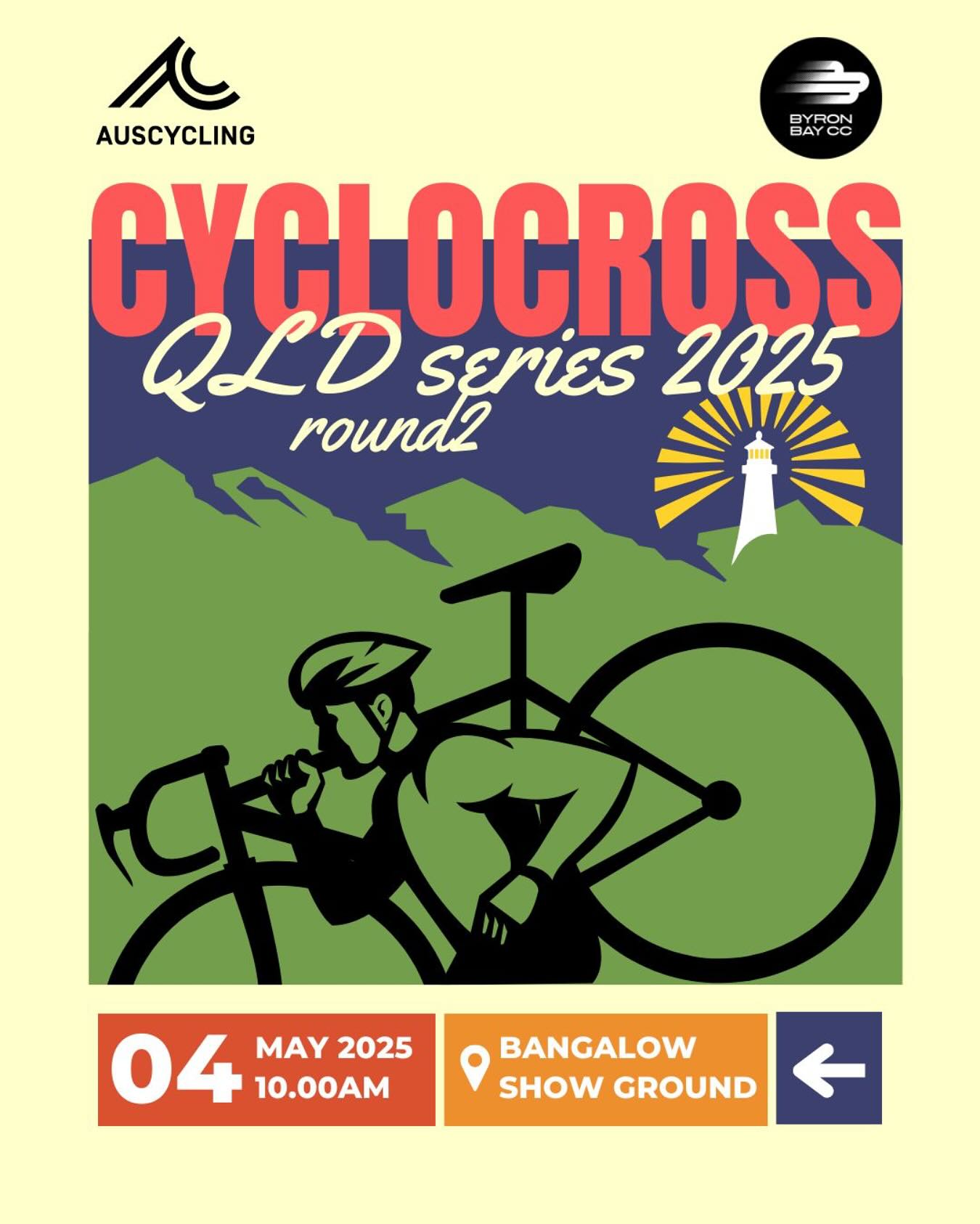 Get ready for mud, speed, and mayhem!
Byron Bay Cycle Club is proud to host QLD Cyclocross Round 2 on May 4 at the Bangalow Showgrounds
#BangalowShowgrounds
#auscycling
##cyclocross #qldcx #round2 #jingiwallah #womenincycling #veldrijden #vlaamse
