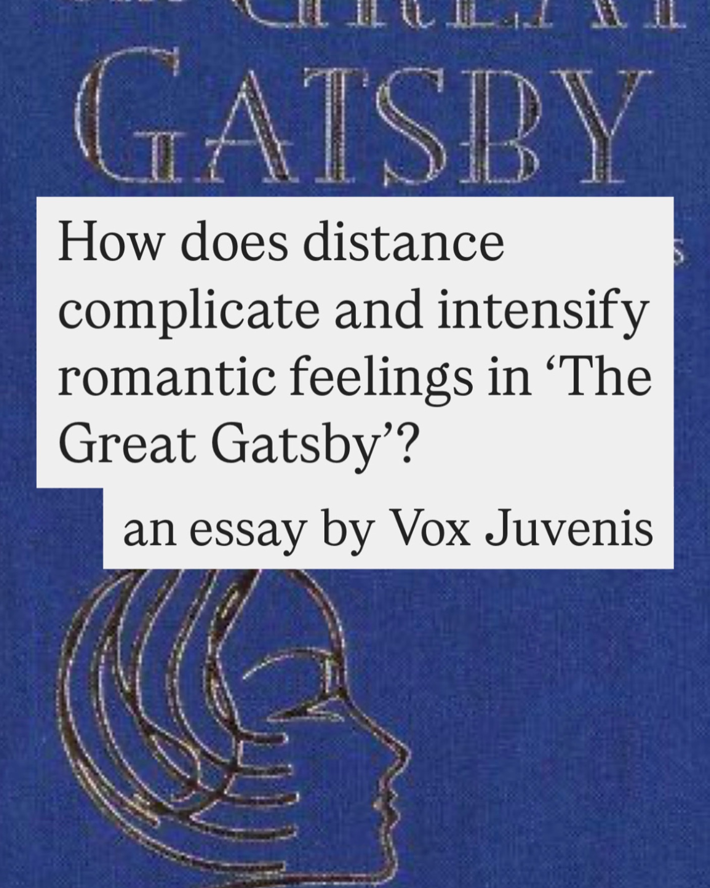 How does distance complicate and intensify romantic feelings in ‘The Great Gatsby’? - Out now on our substack! A commentary on F. Scott. Fitzgerald’s amazing writing, storytelling, and whirlwind romance between characters 🥂🥂
#book #fitzgerald #fscottfitzgerald #fscottfitzgeraldquotes #literature #literatureanalysis #booklover #bookreader #booksbooksbooks #voxjuvenis