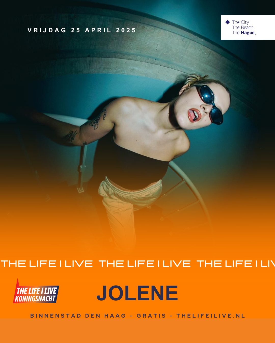 • Jolene x Life I Live – 25 april, Den Haag •
Jolene is in hart en nieren een selector. Sinds haar jonge jaren is ze al te vinden in platenzaken, en die liefde is uitgegroeid tot een passie voor het draaien. Van nachtclubs tot intieme settings; Jolene kiest haar tracks op basis van de energie van het publiek, geleid door haar liefde voor funky baslijnen, zwoele synths en dromerige vocals. 🎙️
📍Binnenstad Den Haag
🫰🏻Gratis
🎶Vanaf 18:00
#Jolene #LifeILiveFestival #DenHaag #Koningsnacht2025 #TLIL25 #TLIL