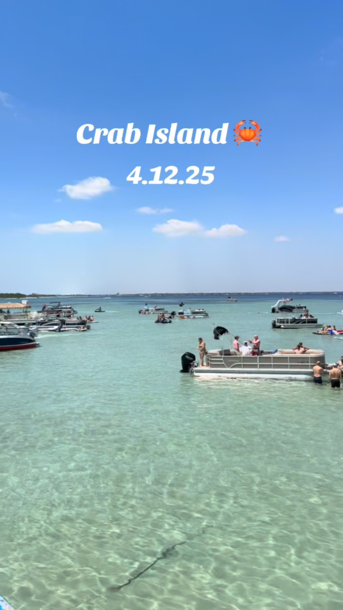 A beautiful sunny Saturday! High tide, 70degrees air temps and 72 degrees water temps ☀️