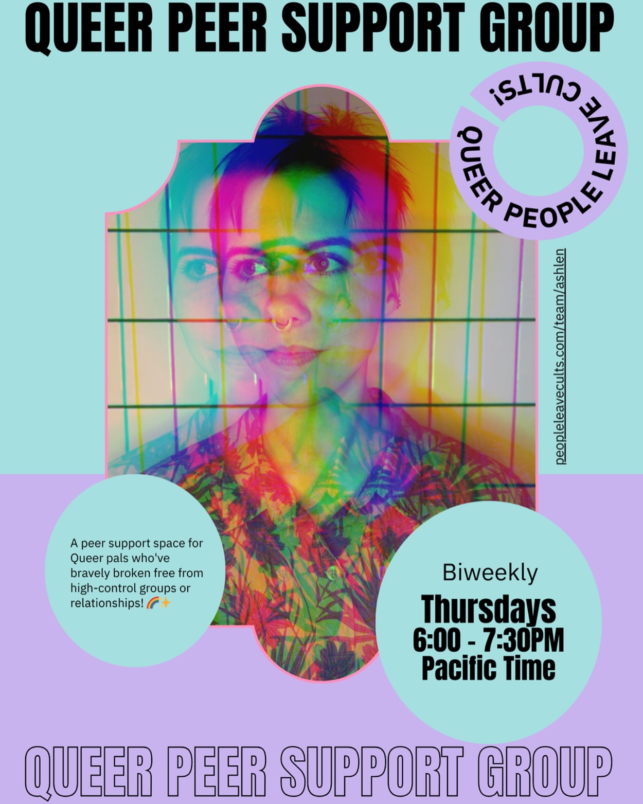 Reminder: This Thursday! TOMORROW
🌈 Queer Peer Support Group (Virtual)
Reminder to save your seat if you are interested in an upcoming peer support space for Queer pals who’ve bravely broken free from high-control groups or relationships!
Our April 10 Meetup Topic is, The loneliness of leaving...what does community mean now?
Queer Peer Support Groups are from 6:00pm - 7:30pm Pacific Time on April 10, April 24, and May 22
Remaining Queer Peer Support Groups in April:
April 24 Meetup Topic: Who is safe to tell? Do I share that I was in a cult?
May 22 Meetup Topic: What did you find most helpful when you left? Be prepared to bring your favorite resources to share!
💜 Link in bio to register for support groups!