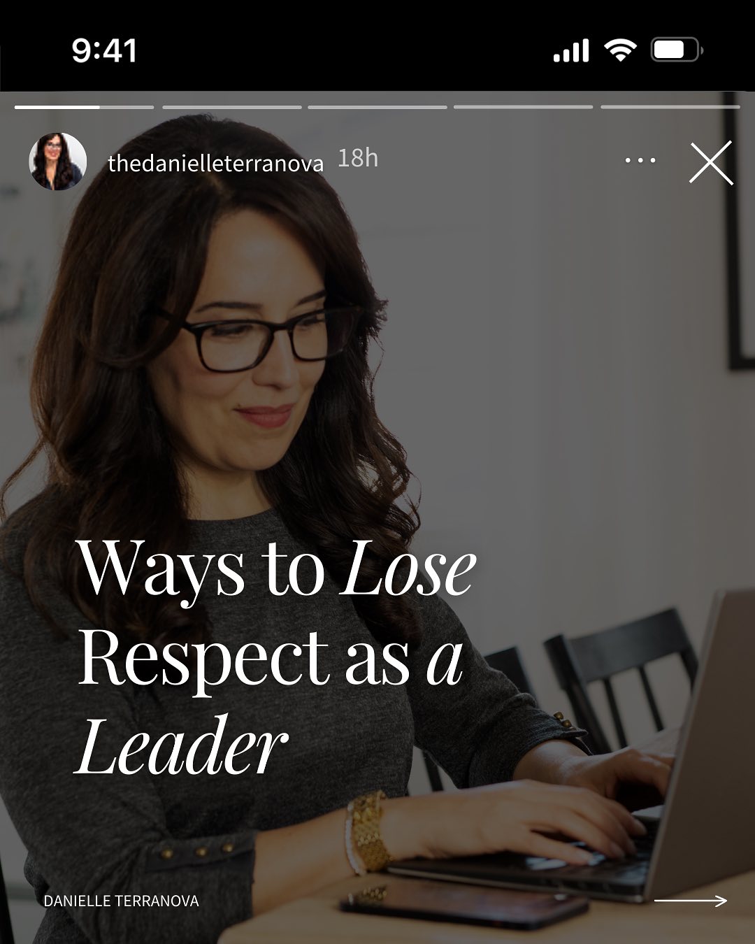 Respect isn’t lost in one big moment—it’s chipped away by everyday habits. But the good news? It works the other way, too.
Try this instead of that:
🚫 Taking credit for someone else’s work → ✅ Give credit publicly and celebrate team wins
🚫 Calling people out in front of others → ✅ Address issues privately and offer constructive feedback
🚫 Multitasking when someone’s speaking → ✅ Be fully present—your attention shows respect
🚫 Making excuses for mistakes → ✅ Own them, learn from them, and set the example
Great leaders don’t demand respect—they earn it by showing up with integrity, accountability, and a commitment to the people around them.
💌 SAVE this for those moments when you need a quick leadership reset.
❤ FOLLOW @thedanielleterranova for more tips from a business coach to navigate office drama, build strong partnerships, and create a working life you love.