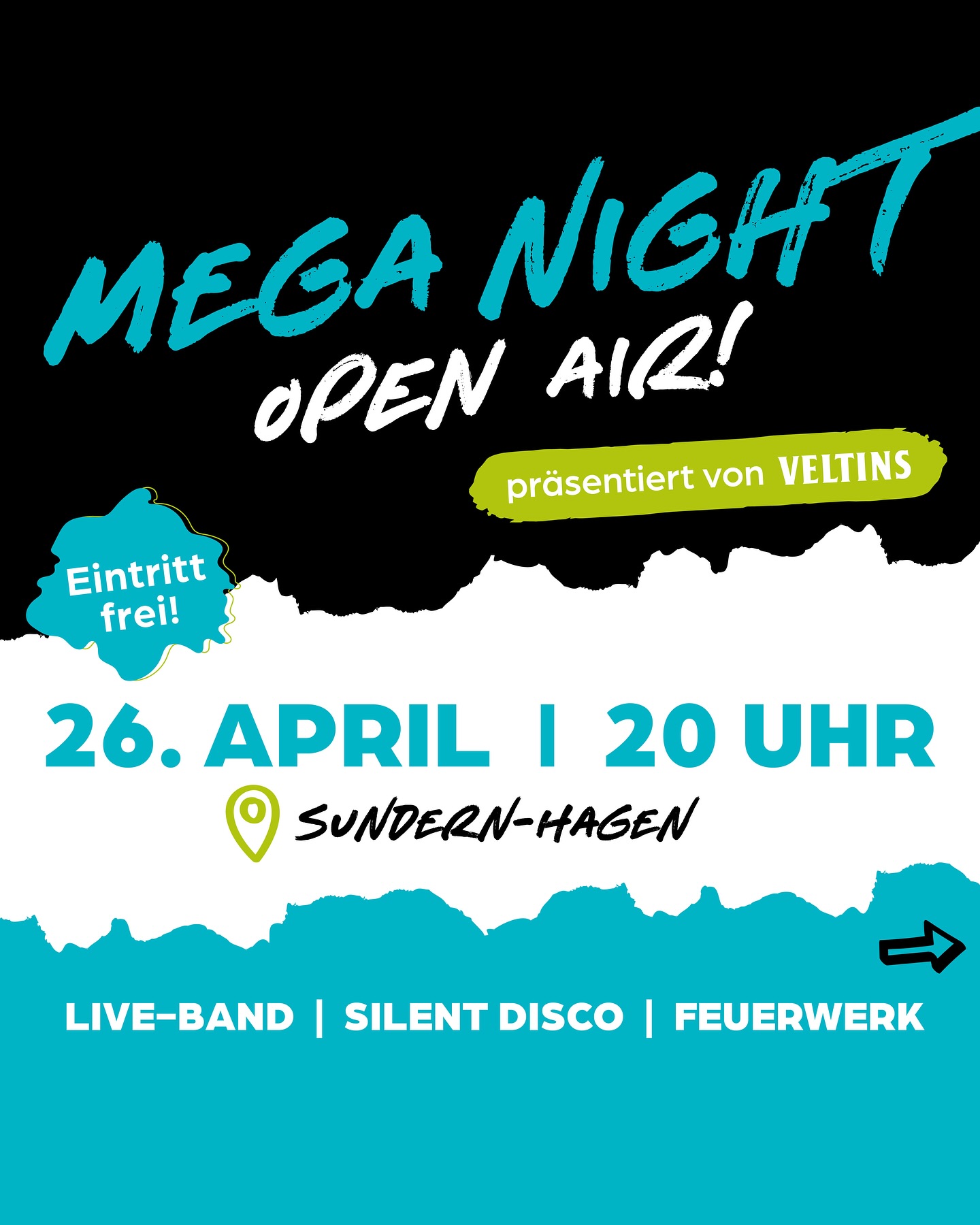 Habt ihr Lust auf eine MEGA NIGHT? In 2 Wochen ist es soweit! 🥳
Den Samstag Abend starten wir um 20 Uhr wieder mit KONTROLLVERLUST und Hits aus den letzten Jahrzehnten in einem rockigen Gewand 🎤🎸 @kontrollverlust_band
Am Ende des Posts wartet ein kleiner Vorgeschmack 😍
Nach dem Erfolg der letzten Jahre, darf sie dieses Jahr natürlich nicht fehlen & Die SILENT-DISCO! 🎧
Die MEGA NIGHT wird präsentiert von @veltins Wir haben schon Bock! 🤩
P.S. Denkt an euren Perso für die Silent-Disco!
Noch 14 Tage bis MEGA SPORTS!
#megasports #meganight #silentdisco