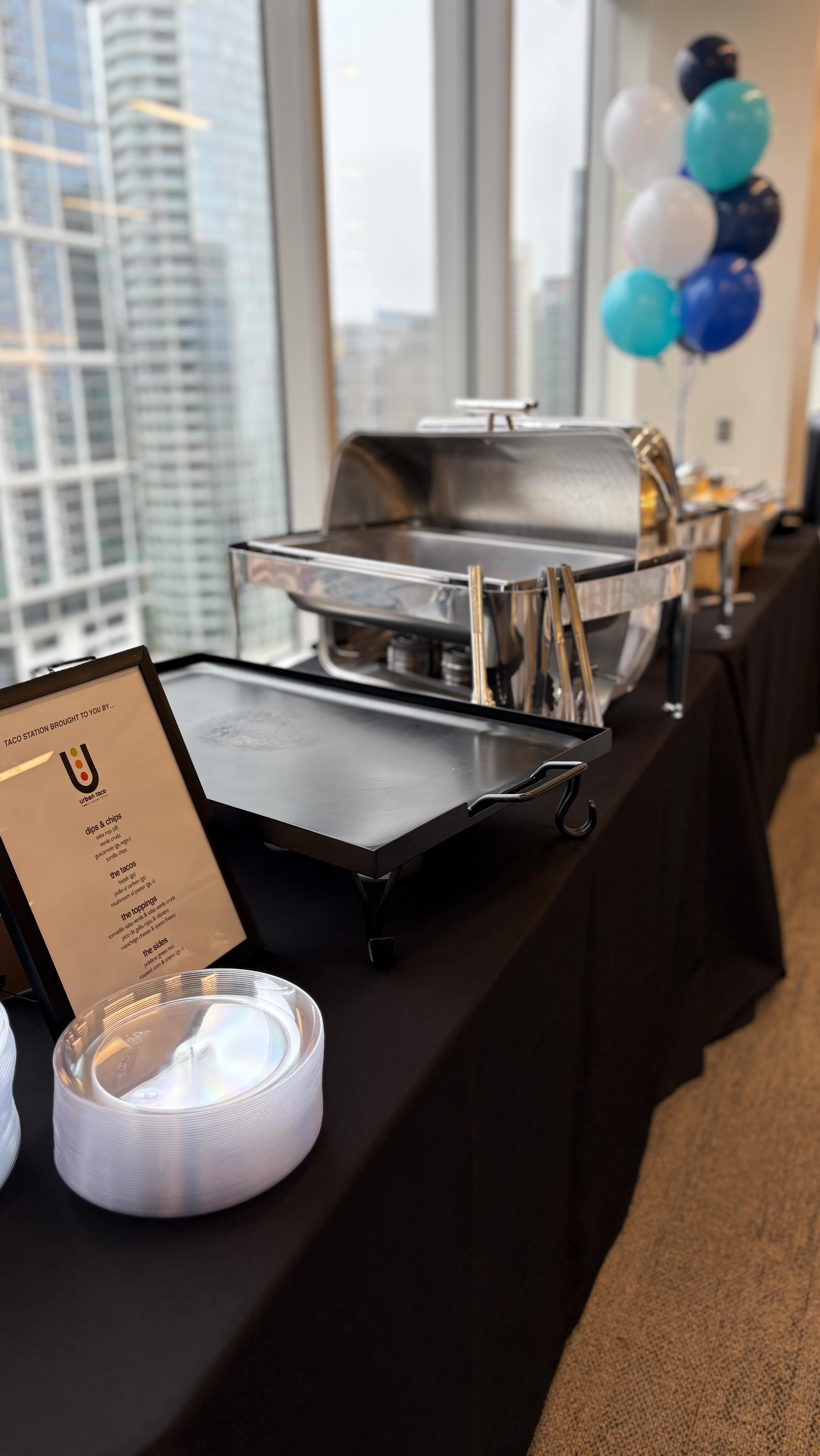 Getting ready for a recruiting Taste of Dallas event with @urbantaco @slowbonebbq @pietappizza and @emporiumpies
#catering #dallascatering #corporatecatering