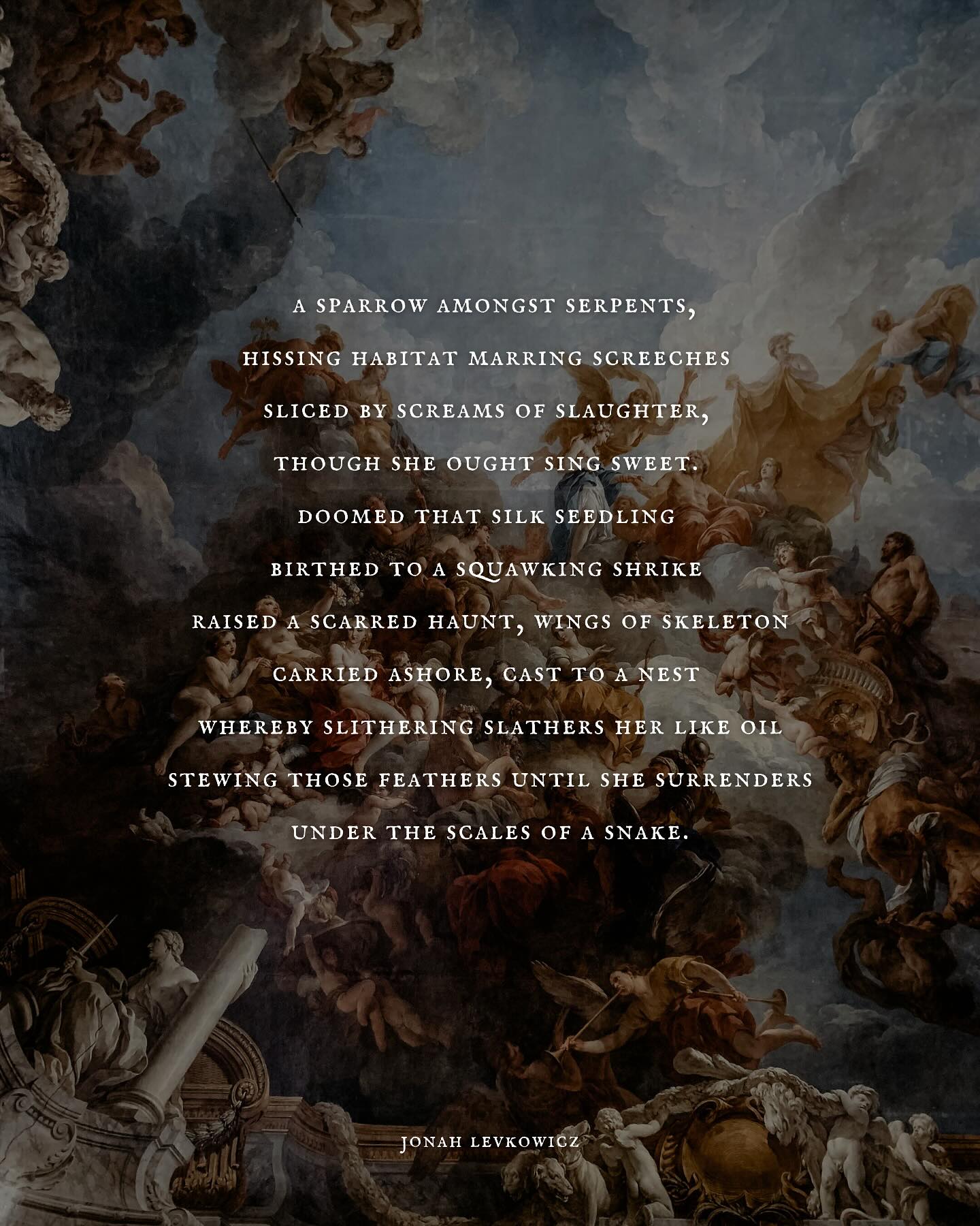 nest ๐๏ธ๐ฆข๐ชถ๐ฆโ๐ฅ๐
hereโs a creature-themed piece inspired by the beautiful prompts of @arica_writes & @poetryrise
โthe harmony of birdsโ and โsoft as pollen heavy as griefโ
๐ธ hope April is going beautifully for you all so far ๐ธ
โข
โข
โข
โข
โข
#poetry #poetrycommunity #poetryofinstagram #poetryofig #poetryoftheday #poetrycorner #poetrycommunityofinstagram #poetrydaily #poetryaddict #instagrampoetry #poetryreading #mypoetry #igpoetrycommunity #englishpoetry #societyofpoetry #poetryflow #poetryloversโ๏ธ #instapoem #writersofinstagram #creativewriting #poetsandwriters #poetsofig #writerscommunity #poetsofinstagram #poet #prose #writersnetwork #writers #writingcommunity #poetcommunity
.
.
.