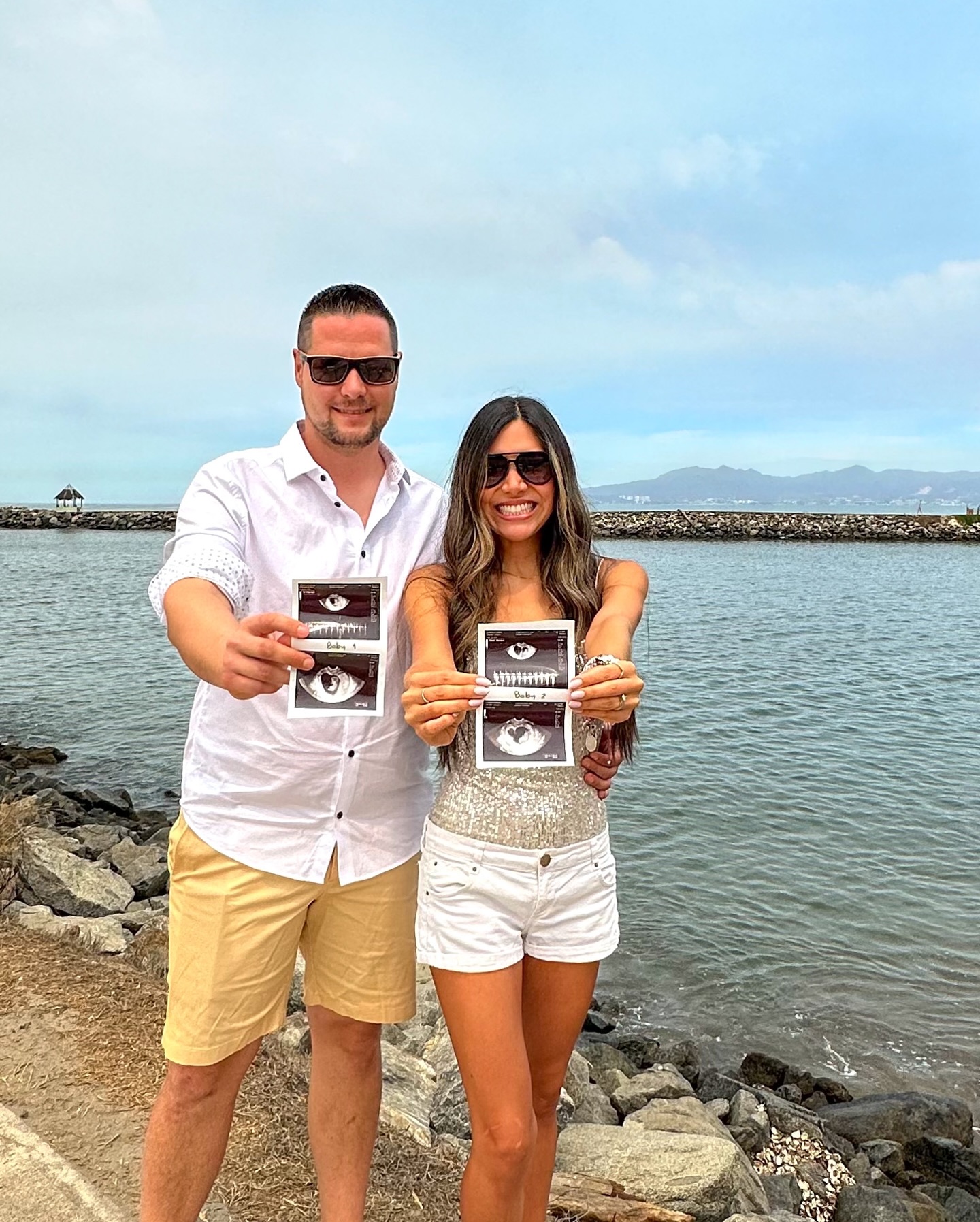 In 2023, Chris and I stood on this very beach with a heart full of hope and a prayer finally answered, we had just found out I was pregnant with twins 👶🏻👶🏻 after trying for what felt like forever ✨🤍.
And it’s funny because before we even tried to have babies we always dreams about having twins! And our wish came true 🩵🩷
Today, we are back in this same spot, but now with Mia and Jackson in our arms (or chasing waves and seagulls !) 🌊 and my heart is overflowing with gratitude 🙏🏼 and love for my little family of 4.
Mia and Jackson have officially become little beach bums (as predicted) and have loved every minute here: wave-chasing, snack-sneaking and water splashing 🌊🧡.
Feeling so grateful for how far we’ve come. We really do belong here. 💛🌴