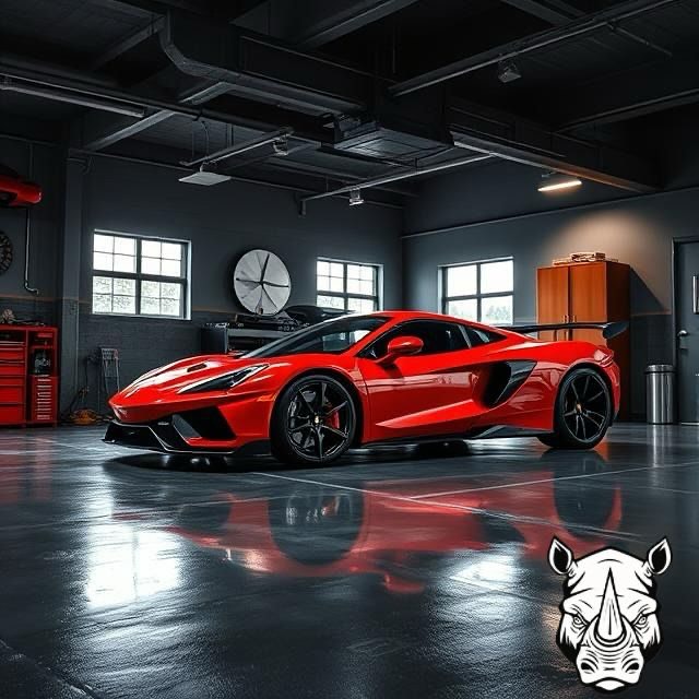 Home garage quick dry surface paints #homegarage #homegarageworkshop #floorpaint #sportscar #cargarage