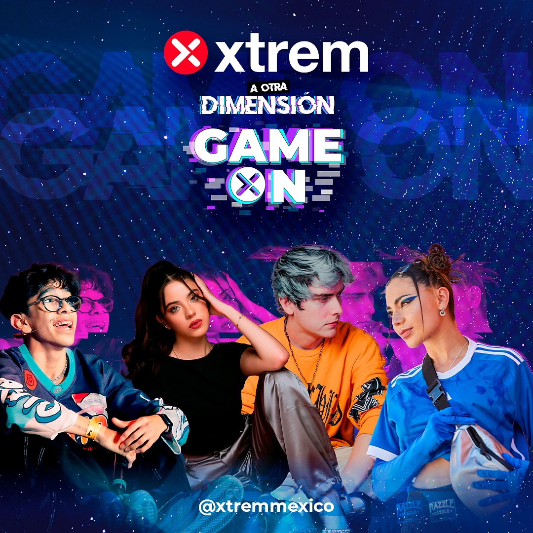 Torneo Xtrem Game On para la marca Xtrem, con gamers e influencers Gen Z. #xtrem #gaming #streaming