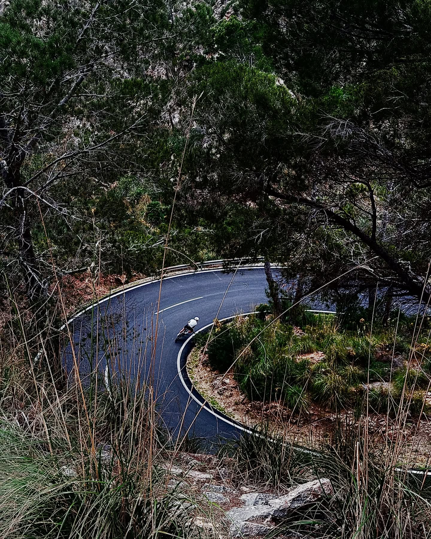 Chasing apexes, Cols and Coffees on Mallorca for the upcoming two weeks.
Already in love with the amazing roads and scenery (my first time exploring the Island without racing).