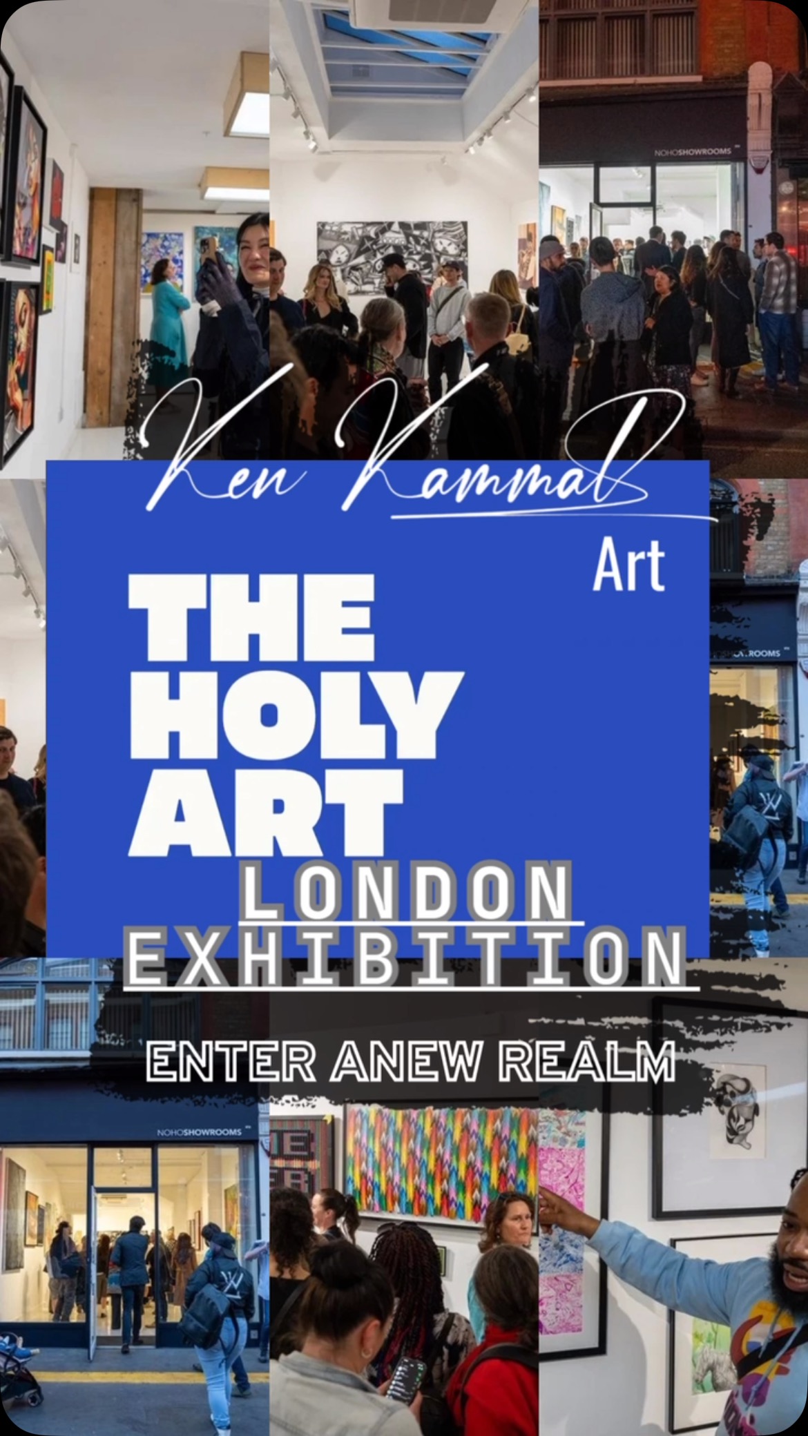 Honored to have been part of the Holy Art London exhibition on April 4th, 2025 — a night where imagination met intention, and art spoke in sacred tones. Grateful to share space with visionary creators and to witness the resonance of truth through color, form, and spirit. Thank you to @theholyart for curating an experience that uplifted not only the work, but the soul behind it.
Art isn’t just what we make—it’s what moves through us.
#KenKammal #TheHolyArt #LondonExhibition