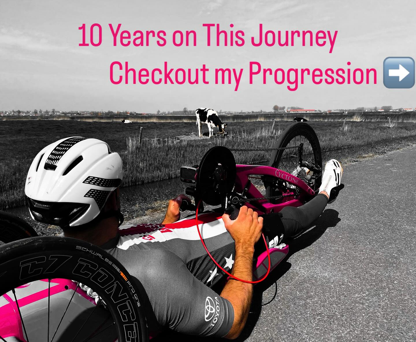 10 years as a competitive Handcyclist. Here is a look at the equipment I have used along my journey. Follow me as I go for another 10 years in this sport that I absolutely love.