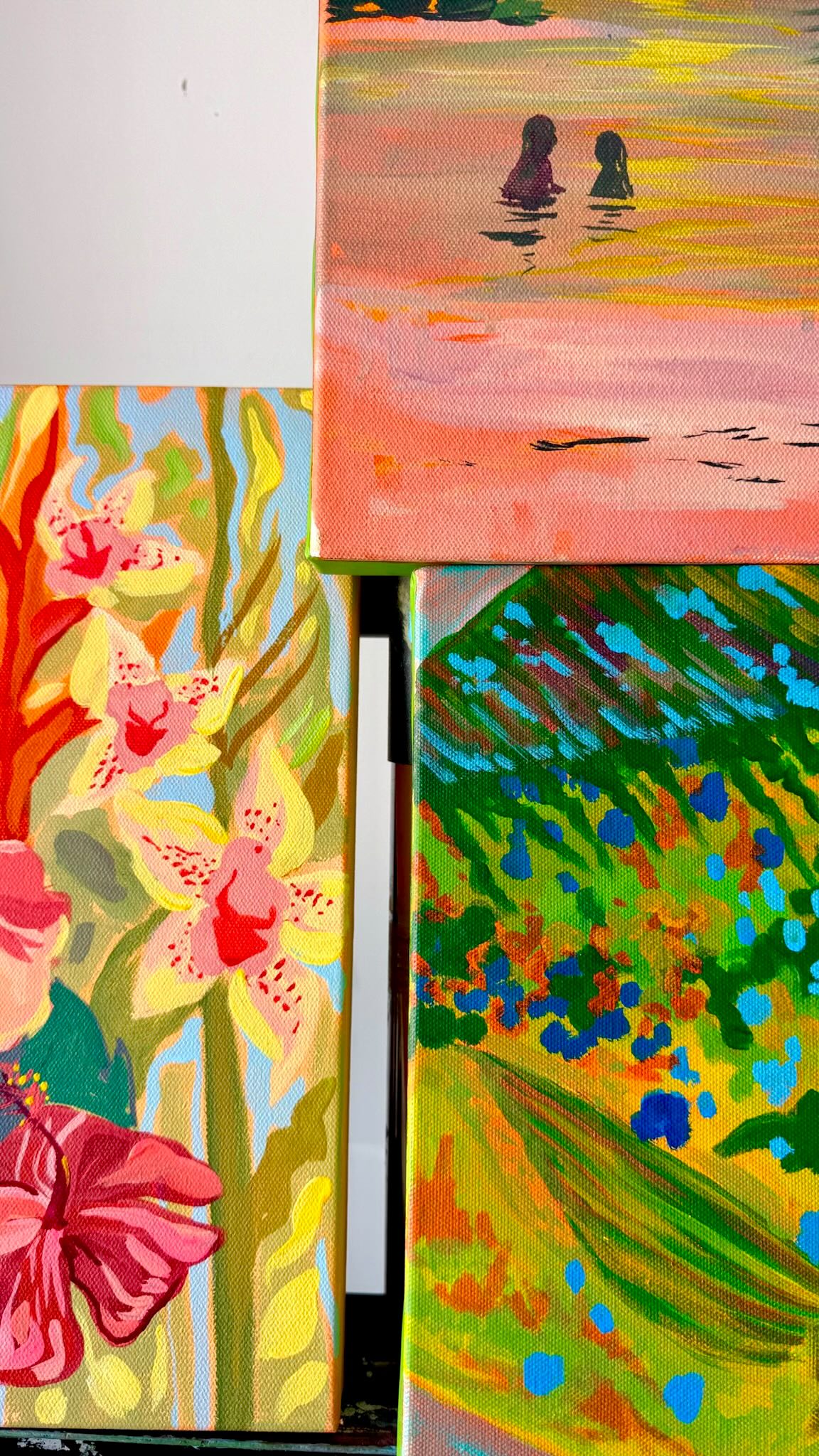 COLLAB #2 LOADING… 🌞⋆。°⋆⭒🌺✨꩜🥭݁₊ ⊹ . ݁˖ .
#collaborativepainting #scadpainting #bahamianartist #hawaiiarmynationalguard #tropicalpainting