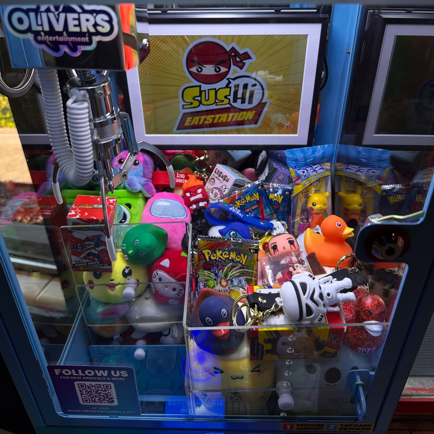 🚨RESTOCK ft. Duckies, Blind Boxes, and Pokémon Cards! Slide into @sushieatstation and grab them before they’re gone!
🗳️ What are you winning? 🧐
#duckies #pokemon #marvel #icee #sanrio #hellokitty #labubu #anime #clawmachine #orlando #sushi