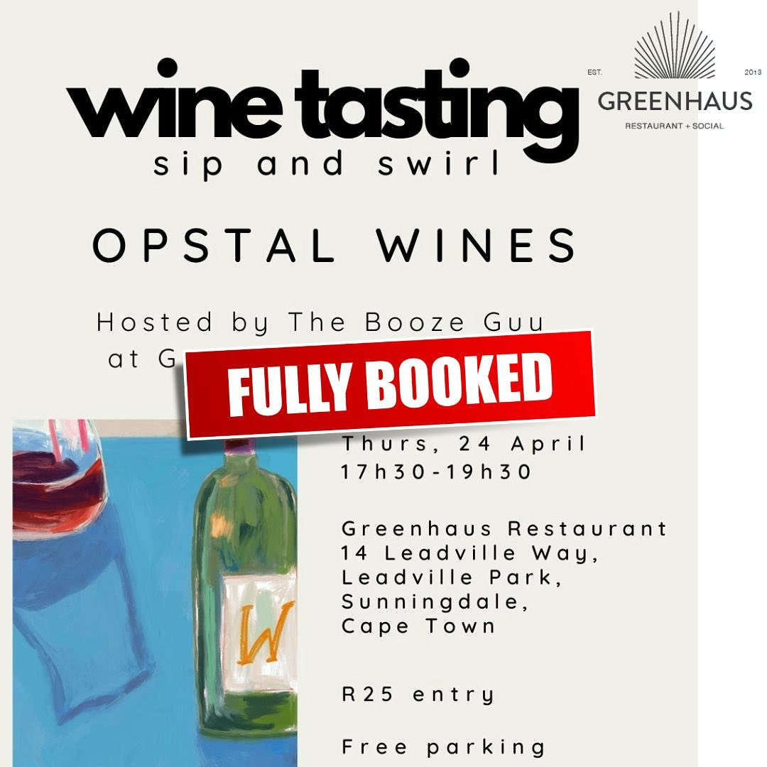 🍷Our wine tasting event with @theboozeguy_sa is now fully booked. Thank you for the incredible support! If you missed out, keep an eye out for our next one.
For early bird info on our events, subscribe to our newsletter on our website.
#GreenhausCPT #winetasting #capetownevents