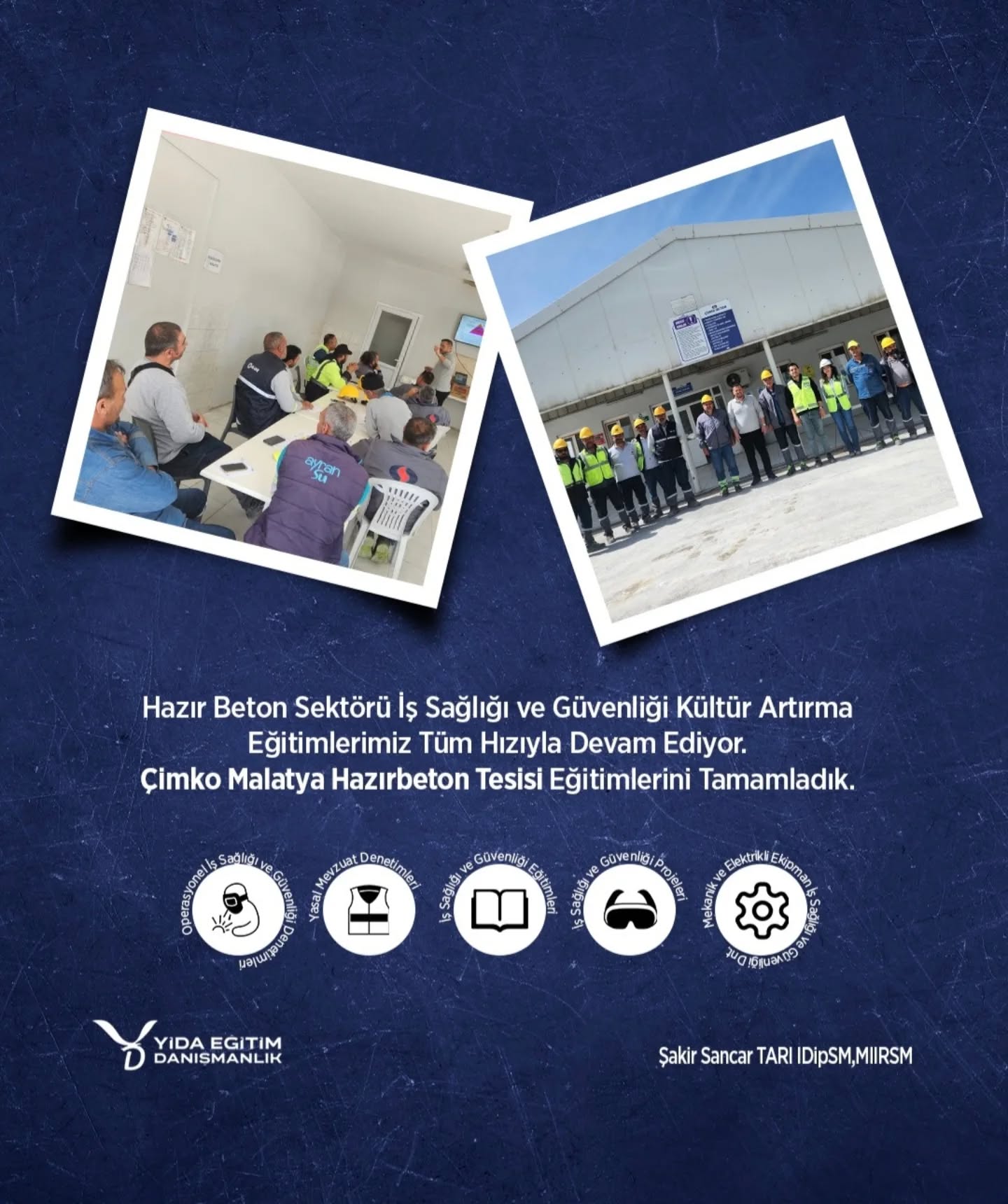 Çimko Malatya Hazırbeton Tesisi Eğitimlerini Tamamladık.
#isg #işsağlığıvegüvenliği #egitim