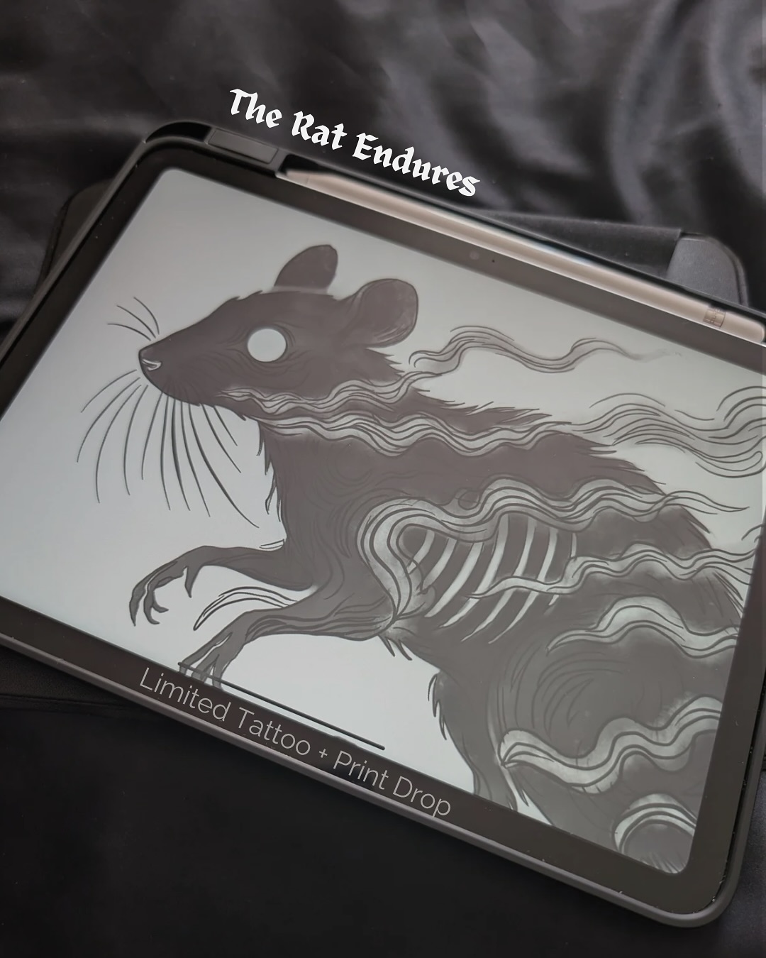 The Rats Endures
.
Week 4 of Haunting Nature ends with the Rats, clever, resilient, and forever underestimated.
.
Want a tattoo inspired by the rats? Message me to customize your own.
.
#blackworktattoo #naturetattoo #tattooartist #ratart #ghostrat #hauntingnature #tattooartprint #limitedtattoo #gothicart #canadiantattooartist #grimefoot #whiskerwane