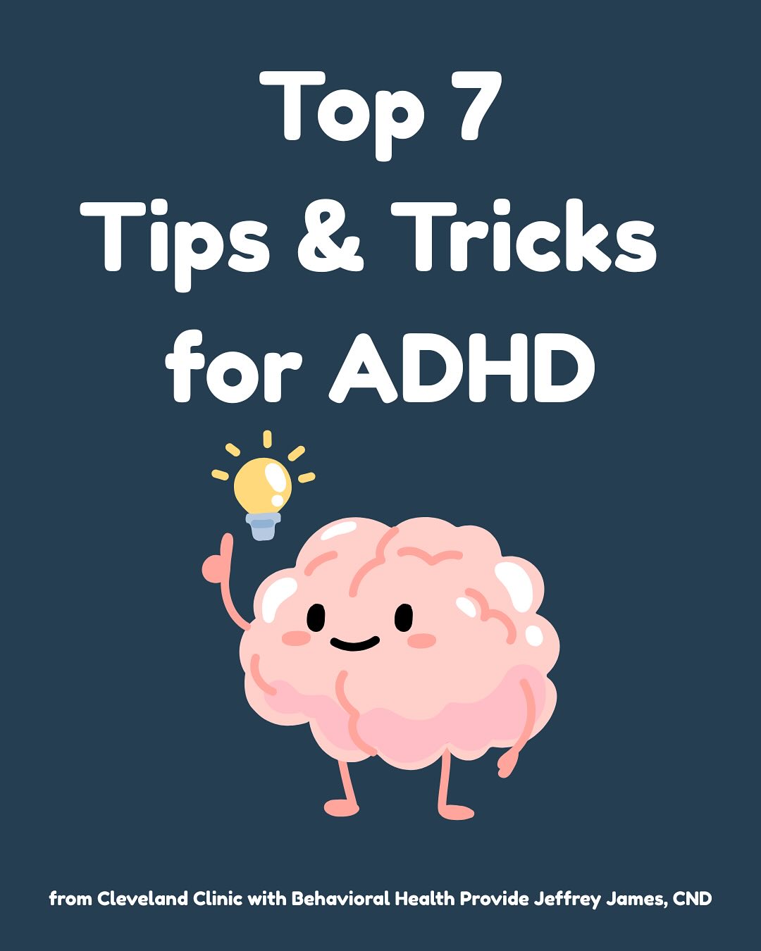 Struggling with focus, organization, or follow through? 🧠
You’re not alone, and there are simple, effective strategies that can help.
We’ve gathered the Top 7 ADHD Tips & Tricks from the Cleveland Clinic, featuring insights from behavioral health provider Jeffrey James, CND.
These strategies are designed to help you:
-> Build better routines 📆
-> Minimize distractions 📲
-> Manage your time more effectively ⏱️
-> Reduce the stress that comes with ADHD 😊
Swipe through and see what resonates with your brain. 💙
#adhd #adhdsupport #adhdtips #adhdlearning #adhdtipsandtricks #adhdtools #adhdstruggles #adhdstrategies #adhdwomen #adhdlife #adhdproblems #adhdbrain #adhdawareness #adhdkids #adhdexplained #adhdprobs #adhdcoaching #adhdhelp #adhdcommunity #adhdisasuperpower #adhdismyenergy #neurodivergent #neurodiversity #neurodivergentsupport #neurodivergentawareness #adhdempowerment #neurodivergentempowerment