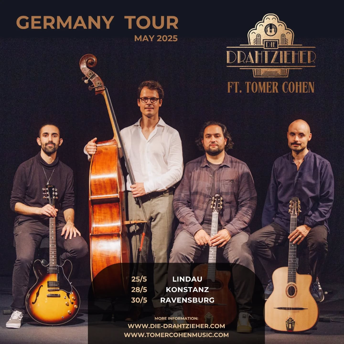 Germany! ๐ฉ๐ช
Weโre excited to be playing in Lindau, Konstanz and Ravensburg! Sharing music from our upcoming debut album (yet to be recorded)!
Hope to see you there โค๏ธ
๐ธ: @claudia.casagranda