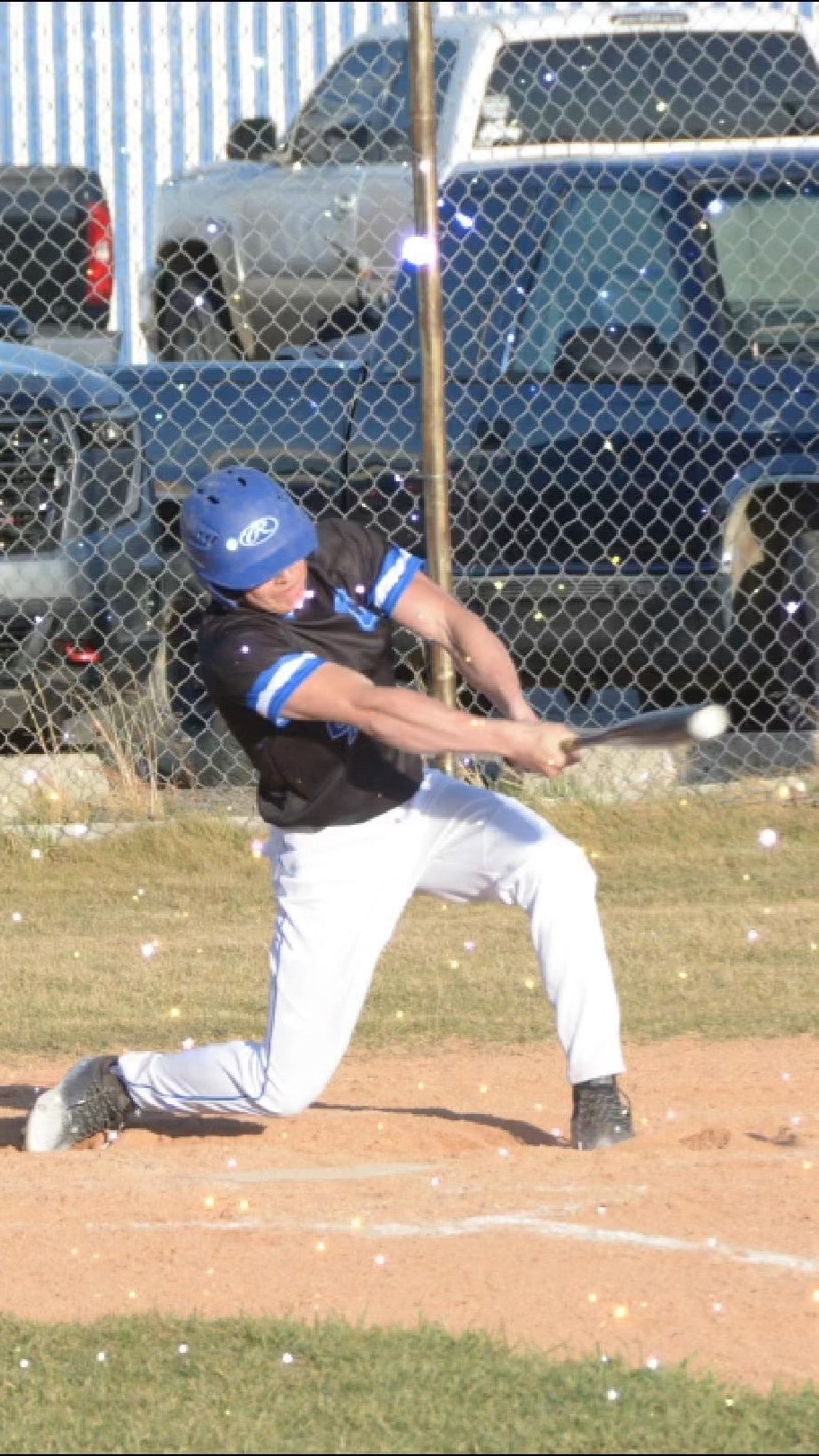 #4 Bensen Boehmer with a clutch triple hit vs. Foremost April 15th 2025. @beams2788