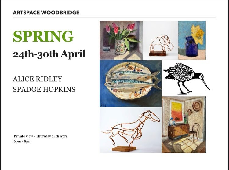 Hello everyone! Please join me at my exhibition at @artspace_woodbridge starting tomorrow with the lovely @spadgeart . Lots of new work to be seen and if you feel like joining us for a drink there is a PV tomorrow night from 6pm - 8pm. Look forward to seeing you there!
#artspacewoodbridge #exhibition #spring #painting #paintings #sculpture #suffolkart #suffolkartists #woodbridge