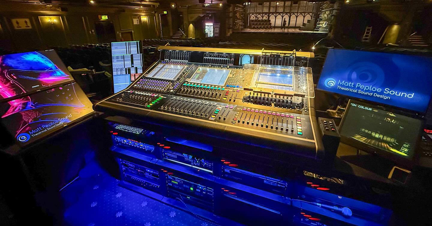 A Knights Tale Mix Position. Manchester Opera House. @aknightstalemusical @digico.official @fourieraudio @orbitalsoundtheatre @runawayentertainmentuk
