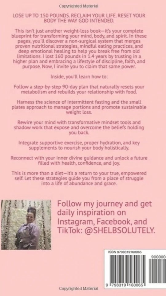 It’s finally here—the book that's about to change everything.
The 90-Day Body Reset: The Non-Surgical Gastric Reset is out NOW!
Ready to reclaim your power, transform your health, and rewrite your story?
Your fresh start is waiting. Let’s get it.
Link in bio!
#90DayBodyReset #NonSurgicalGastricReset #BookRelease #WeightLossJourney #LifeTransformation #SelfMadeSuccess #HealYourself #MindBodyReset #NewBeginnings #TopShelfEnergy #BuiltDifferent #SheDidThat #FitnessGoals #SelfLoveJourney #EmpoweredLiving