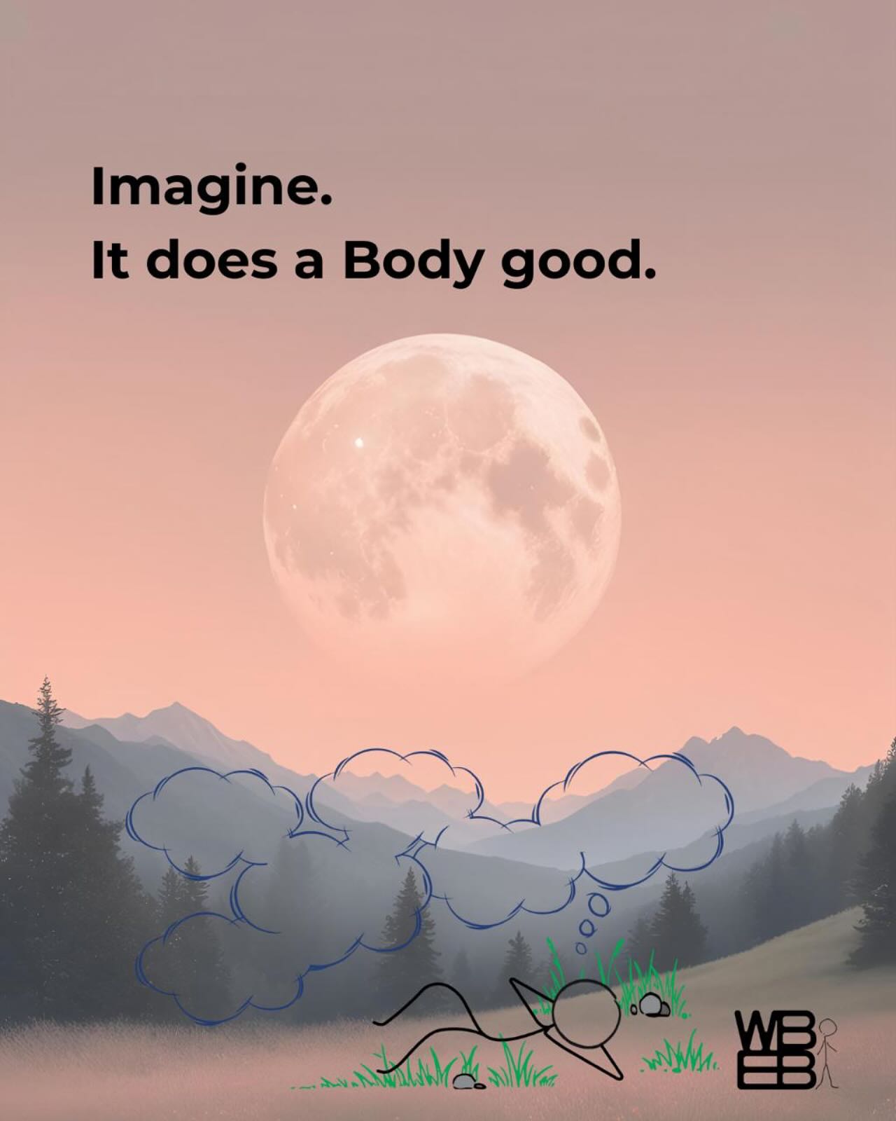 Imagine. It does a Body good. 🌙
Science says your imagination isn’t just for dreaming—it’s training for life. ✨
Imagination builds cognitive flexibility—a skill that boosts resilience, lowers PTSD symptoms, and helps combat depression.
Think of it as your brain’s morning stretch. Flexible mind, more resilient you.
#humanbeingbasics #wellbeingboosters #somaskills #resiliencescience