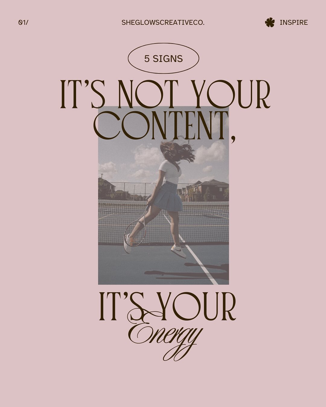 “I just don’t know what to write for my content, or what to say on my website…”
When working with clients to position their brand and structure their websites, I hear this ALL the time!
Whether it’s website copy or a social post, do you find yourself drawing blanks and staring at a flashing cursor on the screen in front of you?
Sometimes when you’re focusing too much on “what” to say, the “why” gets lost. What energy are you bringing to your business, and what is it that excites you most about what you do?
When you can return to that space of inspiration and why you do what you do, you’ll find the words come easier. Customers can feel the shift in your energy and when you’re inspired, they’ll feel inspired.
Here are three questions to ask yourself to come back to injecting fresh energy into your business.
1. What have been my biggest wins and how did that FEEL?
2. What are three words that describe how you feel when you are in the zone and in flow with what you’re doing?
3. If you didn’t need to make money / fear losing money from your business, what would you be doing and how would you be running it?
Share your thoughts in the comments! 💕