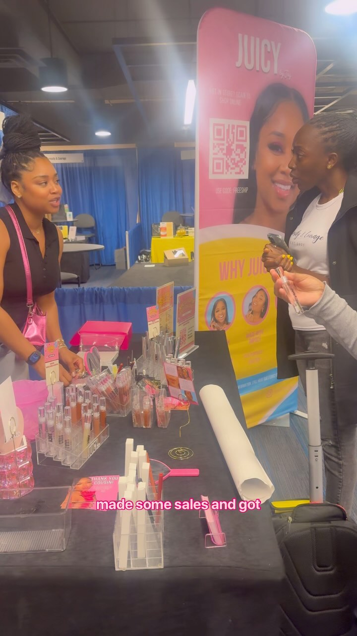 Can you come with my to my first small business expo?? I’ve been to pop up shops before but showcases are different because you get to meet and network with so many other business owners, meeting buyers and members from the community. This was fun!
Full transparency, this wasn’t one of my most high selling events, but this was the most networking I’ve done while selling products. People were offering so many services and projects. Everyone’s mind was set on collaborating, getting to know each other and finding ways to grow together. It was amazing to see especially with all minority owned businesses!
ONE STEP CLOSER TO GROWING MY BUSINESS 🌱💕 #entrepreneur
#fypシ゚viral
