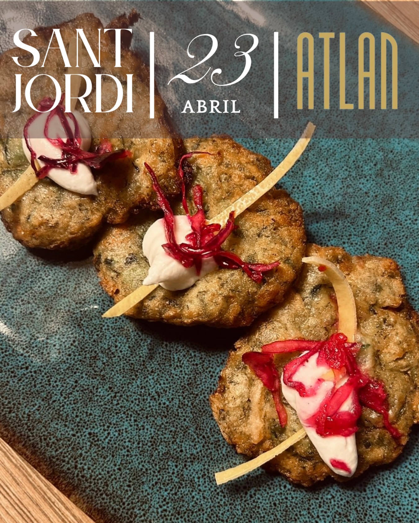 Vina a degustar el Menú de Sant Jordi a l’Atlan!
Disponible el 23 d’abril, de 13:00 a 16:00.
#santjordi2025 #santjordi #atlansbd #cuinacreativa #fyp #gastronomía