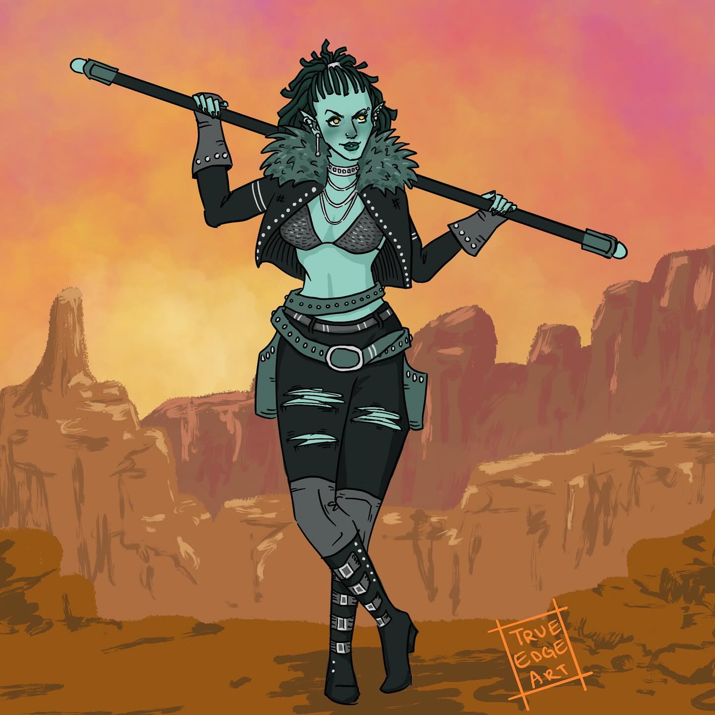 Had so much fun with the last one so here’s another fun quick character study! What class are they?!
⚔️🖤⚔️
Being nomadic makes it really hard to have a consistent dnd campaign or even board gaming groups! And I’m missing that! Craving a big fantasy epic… so I guess I’ll dive into some books! 📚