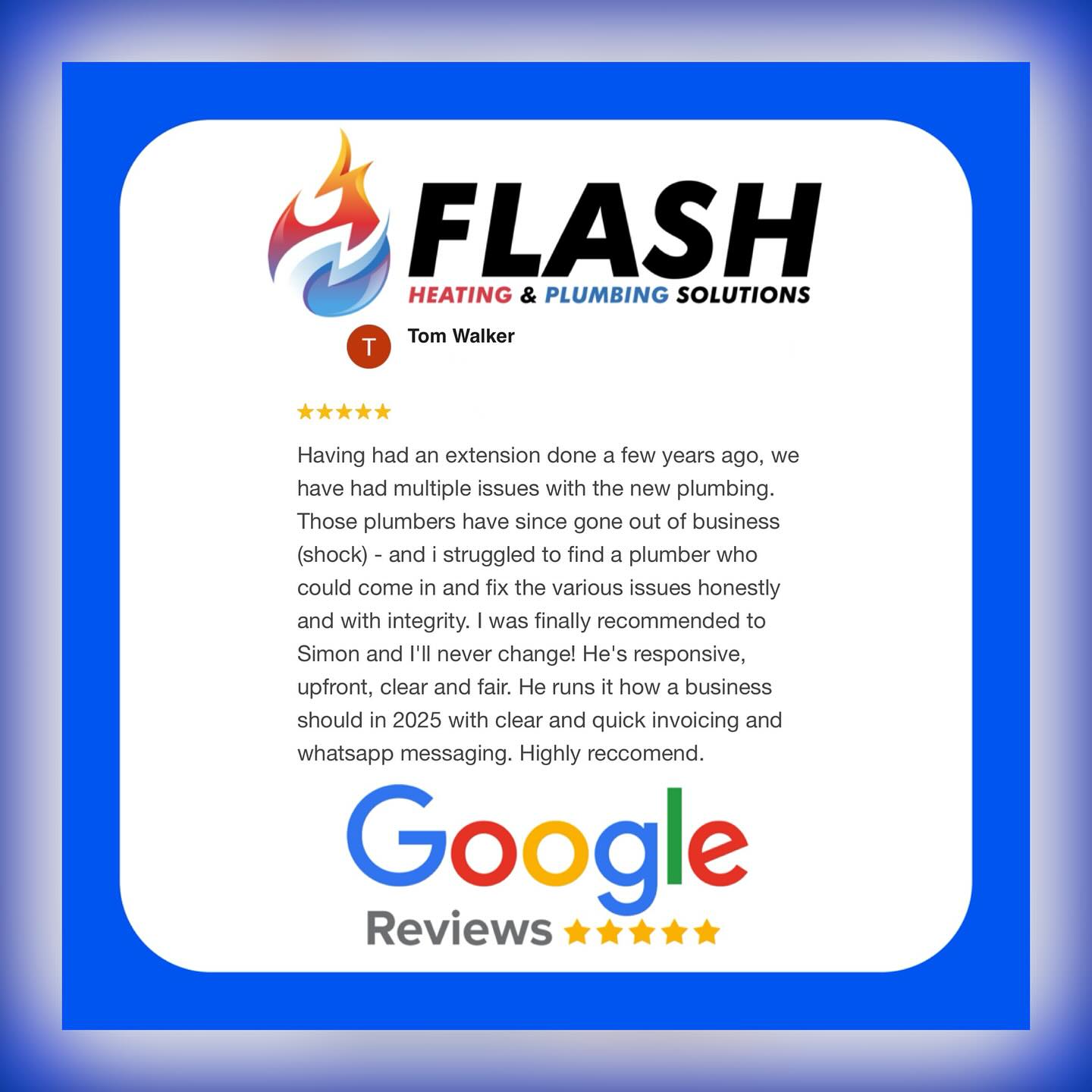🌟 Testimonial Tuesday! 🌟 Today, we’re delighted to spotlight some fantastic feedback from our wonderful customers!
Your encouraging words empower us to strive for excellence in our service every single day. We’re truly grateful for your trust and support—it keeps us motivated! 💪✨ We’d love to hear your stories too! Don’t hesitate to share your experience with us! 🗣️❤️ Your insights are invaluable!
Feel free to get in touch with us for any of your heating and plumbing needs now:
📱 Phone or WhatsApp - 07743 645488
📧 Info@FlashHeatingAndPlumbing.co.uk
💻 www.flashheatingandplumbing.co.uk
•
•
•
•
•
#testimonialtuesday #fivestarreview #energyefficiency #boilerinstall #boilerservicing #boilerbreakdown #boilerrepair #powerflush #magneticfilter #magneticfilter #sludge #gassafe #gassaferegistered #heating #heatingengineer #heatingandplumbing #plumbingandheating #plumbing #gasengineer #centralheating #smallbusiness #smallbusinessuk #localtrades #bordon #whitehill #haslemere #hampshire #surrey #flashheatingandplumbingsolutions