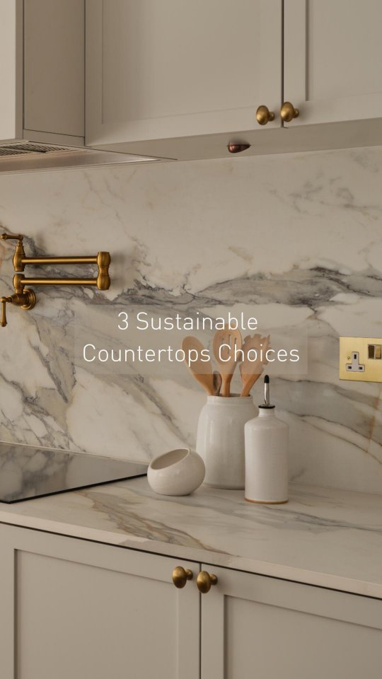 🌿Can your countertop be Green? 🌿
Here is a selection of fantastic sustainable countertops we've used:
Foresso - Timber Terazzo
Made from minimum 65% waste wood from the UK, hand finished in Birmingham, held together with a non-toxic, formaldehyde free binder. Beautiful product, maintain with oil as recommended by the manufacturer.
Durart - Solid Surface Terrazzo
Made from post-industrial plastic collected from manufacturing and waste management companies in Sweden and Finland, with 100% renewable energy. This material is fully recyclable and suitable for high use areas (but not for super hot pots and pans!).
Infinity - Porcelain Slabs
Also known under other brand names such as Dekton, this product withstands high temperatures, does not stain, and is an excellent choice for busy kitchens. We chose Infinity for this project as it has through-colour veinig to give the illusion of natural stone. Sustainability-wise, there is less wastage of natural stone (many stone blocks have imperfections which are unusable) the manufacturing process is eco friendly, the counters have a very long lifespan and are recyclable to boot (when you have the facilities!).
As with all projects, you need to choose the material which best suits all factors of use. These 3 are ones our clients loved. Which would you choose? Comment below!
#sustainable #interiordesign #countertops #colour