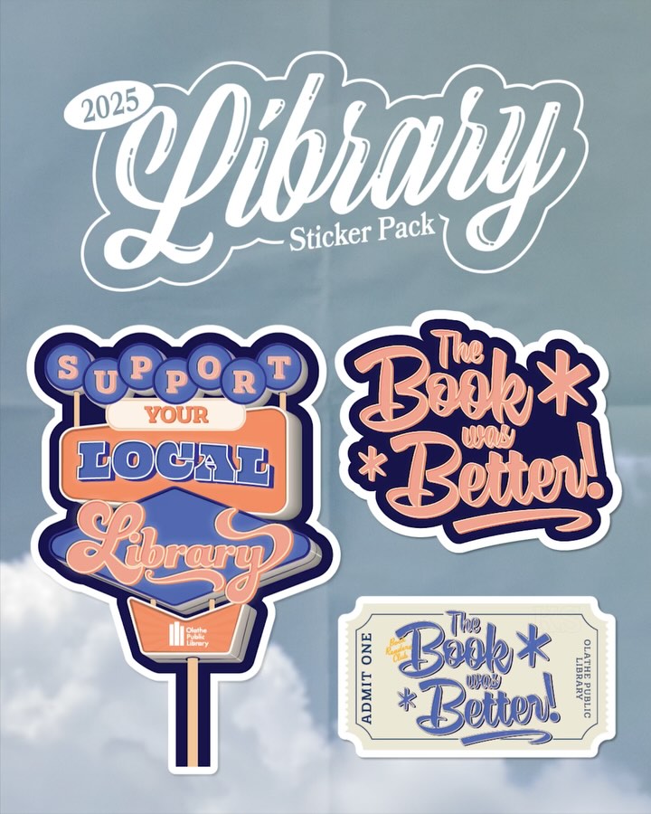 I recently got to create some fun sticker for the library! Here’s a few of my favorites! 😜
Don’t forget to support your local libraries they have good books and cool events! 💃🏽🕺
#adobe #adobeilustrator #stickerdesign #graphicdesign #kansascreatives #vectorart