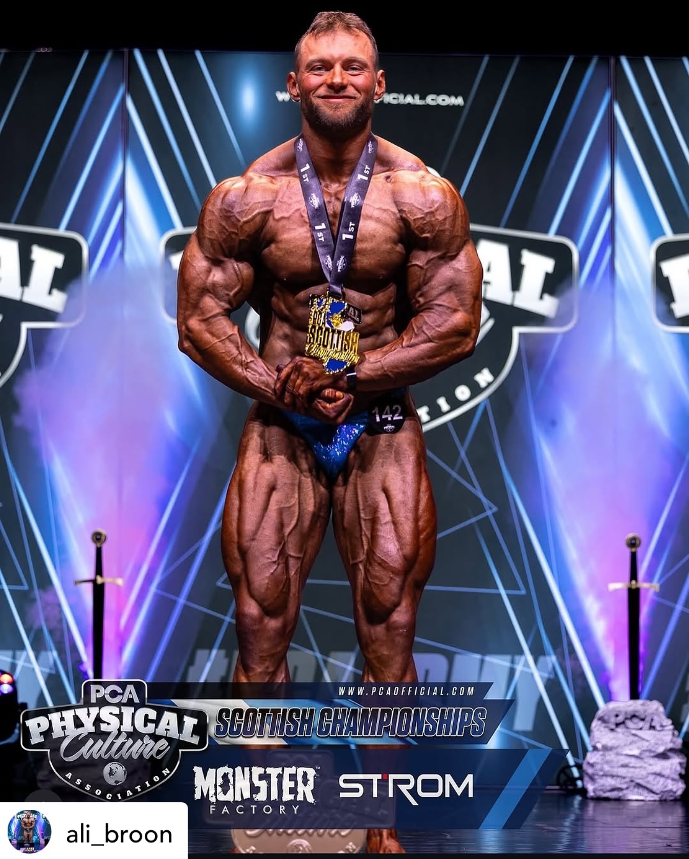 Posted @withregram • @ali_broon 🤯I’m still on cloud nine after an epic day at the PCA Scotland show! Not only did I win my class, but I also took home the overall title and that gorgeous 🗡️as you may have seen 😂(I’m still drooling over it)😂🥳 And, of course, getting my pro card was the icing on the cake 🎂 💳
I’ve gotta give a massive shoutout to my coach @amsmuscle the man is a genius! His attention to detail and knowledge of bodybuilding is insane. He saw something in me that I didn’t even see in myself, and I’m forever grateful for that. Thanks for believing in me, mate!
But what really made the experience unforgettable was being surrounded by an incredible group of competitors. I was blown away by the level of talent and dedication on display. It was an honor to share the stage with such an amazing group of people, and I’m so grateful to have had the chance to meet them all. The @pca_official community is truly something special, and I feel lucky to be a part of it
I’ve gotta say, I’m still in shock. I’ve always struggled with self-doubt, and I’m not one to brag about my abilities, But Andy saw something in me that I didn’t, and he told me that no one at the show could touch me so I took that and ran with it 😂
Huge shoutout to @rachelgrey for putting up with my prep sh!t 😘
Huge thanks to everyone who congratulated me at the show - your kind words and support mean everything to me. And to the PCA team, thanks for an incredible experience. I’m honored to be a part of this community❤️🔥❤️🔥