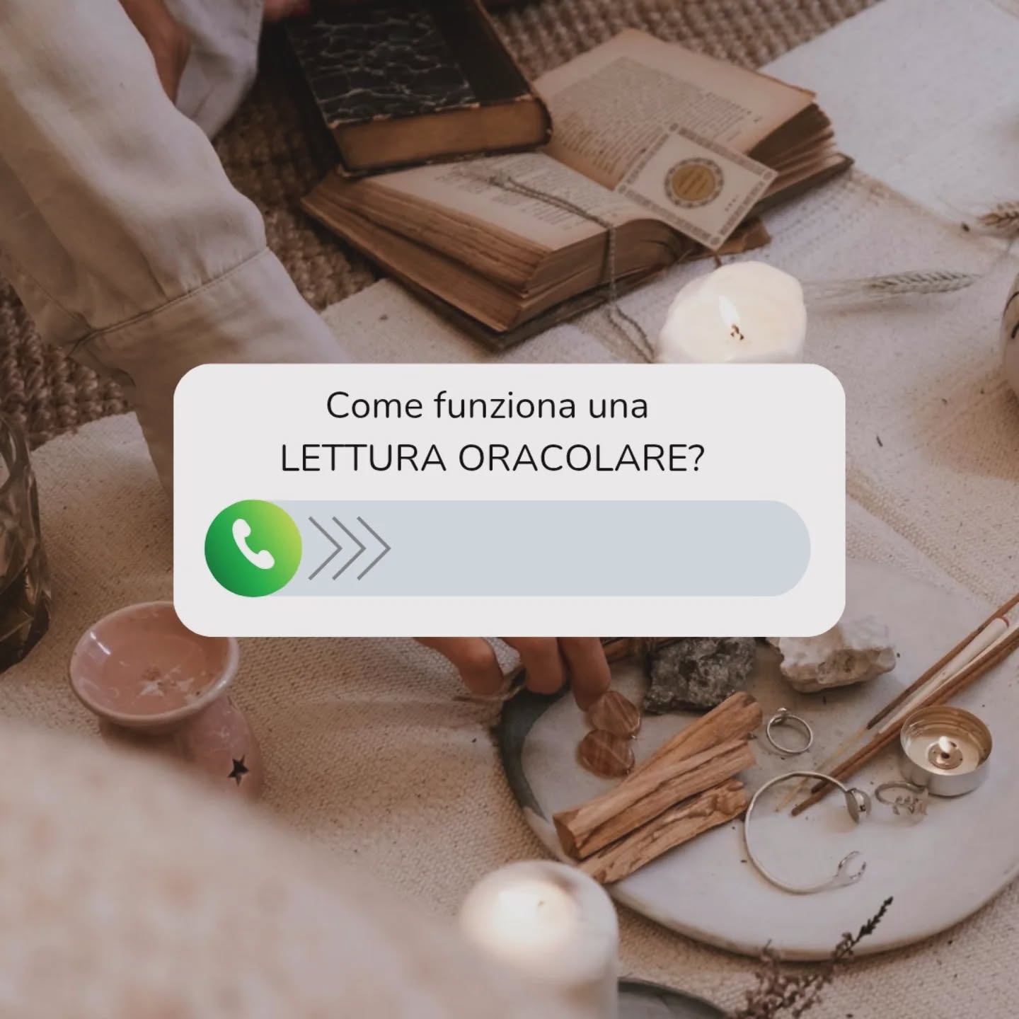 🍄Lettura a 1 CARTA:
Formula una domanda chiara e coincisa
Evita domande chiuse (SI o NO)
🌴Lettura a 3 CARTE
Utile per ottenere una visione complessiva della situazione attuale, esplorando le influenze del passato, le condizioni presenti e le potenziali direzioni future
🛞Lettura completa della RUOTA MEDICINA a 5 CARTE
Rappresenta i cicli della vita, la trasformazione e le elezioni in continua evoluzione che affrontiamo durante il nostro viaggio esistenziale.
È una lettura molto profonda e intensa in cui ci connettiamo per capire la nostra situazione attuale, che messaggio hanno per noi le nostre guide spirituali, le lezioni apprese fino ad oggi, cosa dobbiamo lasciare andare e verso cosa dobbiamo dirigerci come Rinascita e nuove opportunità
ALCUNI ESEMPI DI DOMANDE:
Quale messaggio ho bisogno di ricevere ora?
Cosa mi blocca?
Quale atteggiamento mi aiuterebbe a migliorare le cose?
Qual è la mia forza / risorsa?
La parte di me frena la mia crescita?
In che modo sciolgo il blocco?
Che cosa vedo e mi è chiaro?
Che cosa non sto vedendo ?
Azione da intraprendere?
Energia attuale ?
Come posso superarlo?
Qual'e la mia situazione attuale?
Quali sono sfide o opportunità legate a questa situazione?
come posso fare per... ?
Quale può essere l’atteggiamento migliore per affrontare la situazione?
