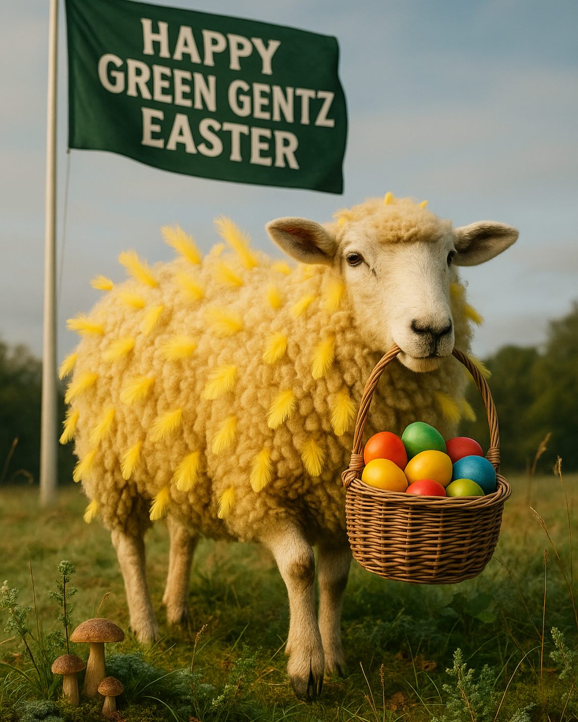 This year, the Easter Bunny is on holiday – and the Easter Sheep has arrived!
With feathers in its fleece, a basket full of colourful eggs, and a touch of springtime style, the Easter Sheep steps into the meadow – ready to spread both Easter joy and Green Gentz flair.
Because who says you can’t be cute, classy, and conscious all at once?
HAPPY GREEN GENTZ EASTER
– Preloved quality goes Easter chic.
#GreenGentz #EasterSheep #TweedTradition #PrelovedQuality #HappyEaster #SustainableStyle #EasterVibes #tweed #secondhand #preloved