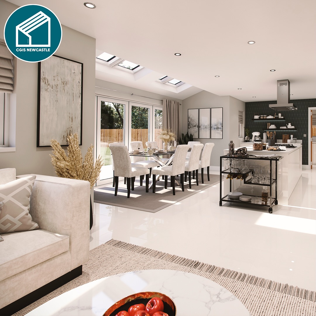 Off Plan Property Sales North East. Another open plan Kitchen / Dining / Living CGI, the greatest interior CGI to aid off plan sales. Probably the most sort after space in a modern home and one which needs to be showcased for potential off plan sales. Pair this with an external CGI and you have a great start to your marketing.
.
.
We are CGIs Newcastle, 3D Architectural CGI Studio - Servicing Newcastle Upon Tyne, Northumberland & North East with high quality Sales & Planning CGIs, Property Brochures & VR Tours - www.CGIsNewcastle.co.uk
.
.
#CGI #CGIs #HouseCGI #3drenders #propertydevelopment #propertydeveloper #propertymarketing #3dvisualisation #propertybrochure #architecturalvisualisation #architecturalcgi #architect #architects #propertyforsale #house #CGIproperty #architects #newhome #planningpermission #estateagent #NewcastleUponTyne #Newcastle #NorthEast #Northumberland #Gosforth #Jesmond #Darrashall #cgisnewcastle
www.CGIsNewcastle.co.uk