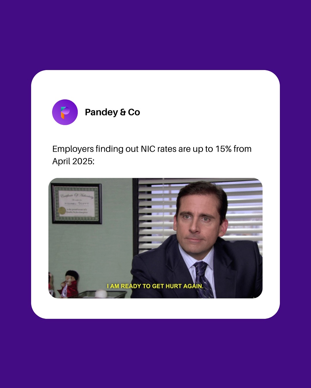 NIC rates going up faster than my caffeine intake….
#newtaxyear #accountingservices #accountingmemes #accountingtips #taxadvisory #taxservices #miniumwage #payroll