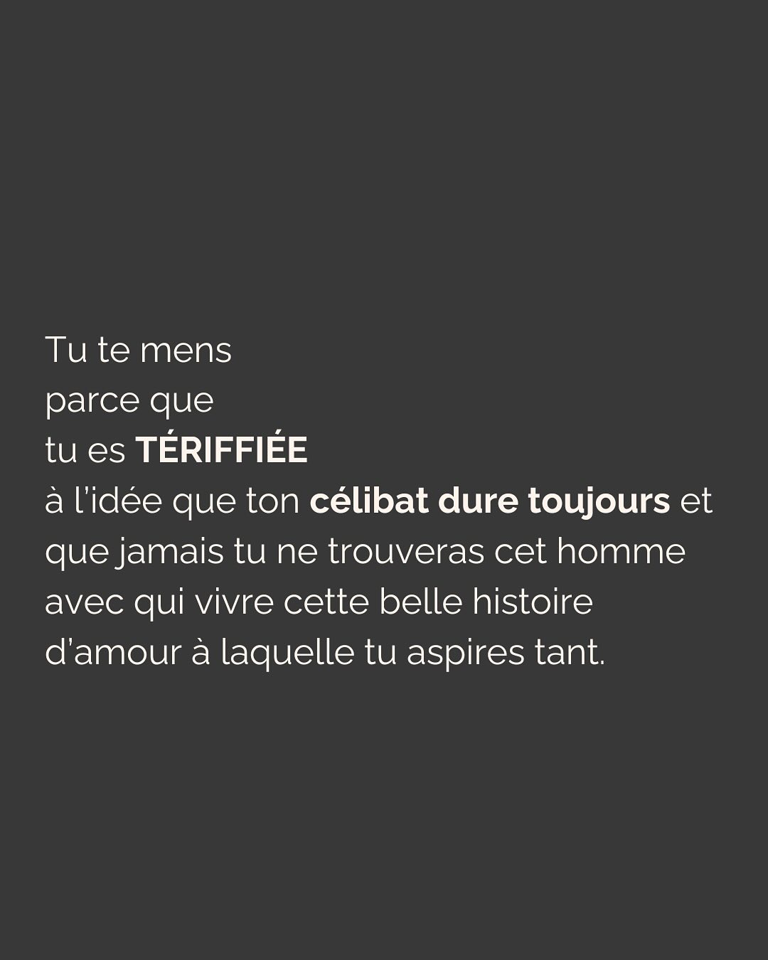 Ce biais de vouloir voir le meilleur de chaque être humain est noble, mais quand on souffre de dépendance affective, il peut avoir des conséquences dramatiques.
Parce que c’est comme ça qu’on tombe sous l’emprise de personnes malveillantes dont on a essayé désespérément de voir “le bon fond”.
Ce truc de dire “Oui, ok, il a des défauts, mais au fond c’est quelqu’un de bien”, bah non. Ça n’existe pas.
Personne ne se comporte comme un sanglier (pardon pour eux 🐗) en surface mais est une belle personne au fond.
Tout ça n’est pas une question de bon fond. C’est une question de choix.
Qu’est-ce que je fais de mes traumas ?
J’en fais payer le prix fort à toutes les personnes qui croisent mon chemin et qui ne demandent qu’à m’aimer ?
Ou je décide que les gens que j’aime et qui sont là pour moi n’ont pas à en subir les conséquences, et je me fais aider pour assainir tout ça ?
Arrête de te mentir à toi-même sur qui est cette personne. Tu gagneras un temps précieux et une énergie considérable.
Même si tu en doutes encore, sache que c’est pourtant le chemin le plus court et le moins douloureux pour vivre cette belle histoire d’amour à laquelle tu aspires tant.
——————————————————————
Je suis Emilie, thérapeute & coach diplômée spécialisée dans la dépendance affective et les troubles émotionnels.
J’aide les femmes qui souffrent de schémas toxiques répétitifs à aimer sereinement et librement, sans plus jamais s’oublier.
Je les accompagne pour qu’elles puissent passer de la théorie à la pratique. Avoir des prises de conscience c’est bien, voir des changements concrets dans sa vie, c’est mieux.
Passons 30 min ensemble pour apprendre à nous connaître ! Rdv dans mon lien en bio ou sur mon site : Emilie-leduc.com pour accéder à mon agenda
Lancement d’une nouvelle offre :
Assistance & Coaching Illimités ! Rdv en mp pour en savoir plus ;)
#dependanceaffective#manipulation#relationtoxique#addiction#dependance#peurs#blessuredabandon#rupture#couple#hypersensibilité #emotions #gestionemotions #hypersensibles #abandon #perversnarcissique #depression #blessuredelame #selflove #amourdesoi #tinder#date#rencontre #angoisse#solitude #lovecoach #pn #devperso #amourdesoi