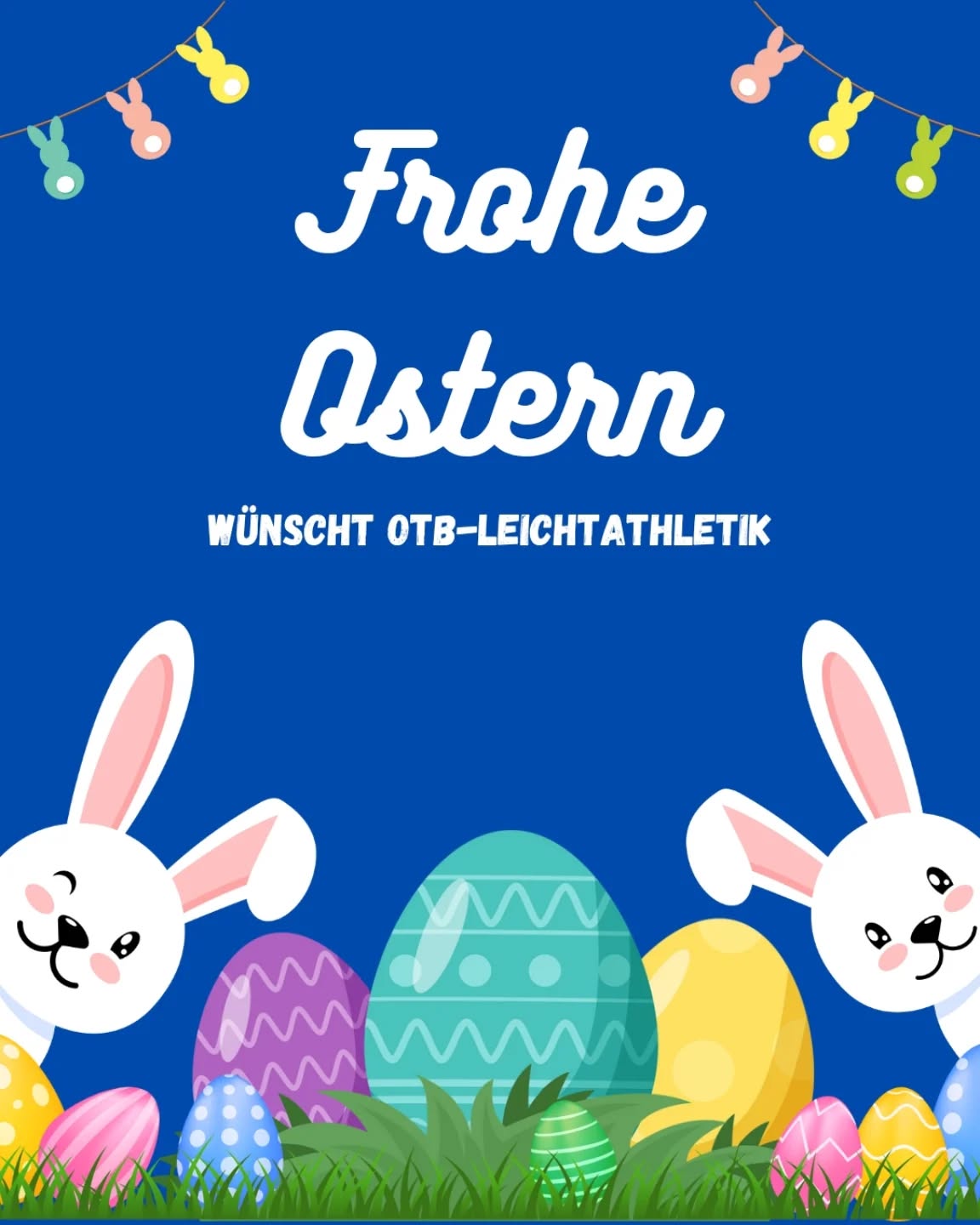 Training fällt heute aus – wir machen Eier-Such-Intervallläufe!
Die Leichtathletikabteilung des Osnabrücker TB wünscht frohe Ostern! 🐇🥚🏃🏽
#ostern #suchen #auchmalpause #leichtathletik #verein #osnabrück