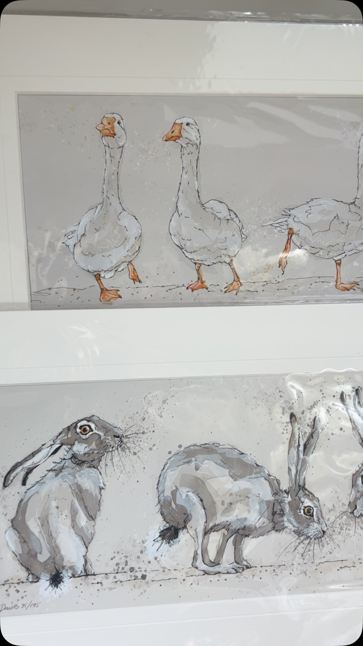 Spring cleaning is just about to start in the studio . I have 2 left of each of these limited edition prints signed and numbered by my self and ready to ship with free UK postage ..
was £138 .. SPRING CLEAN PRICE £95 listed on@my website now 🙌
There are only 2 of each ! And these are not going to be reprinted.
Measuring mounted size 83x42cm
Image size 24.5 x 66.5 cm